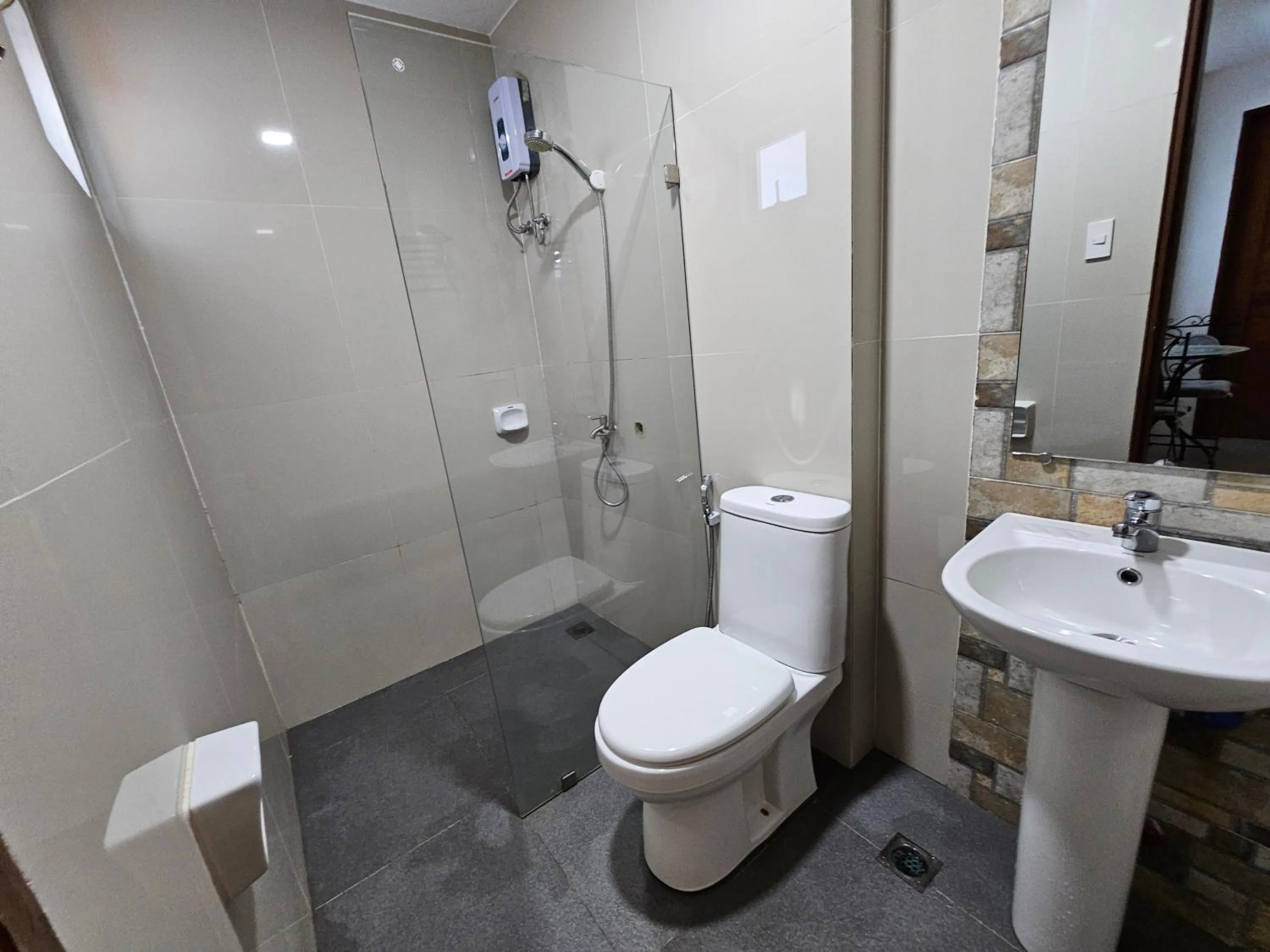 Bathroom in Blue Coast Beach Hotel