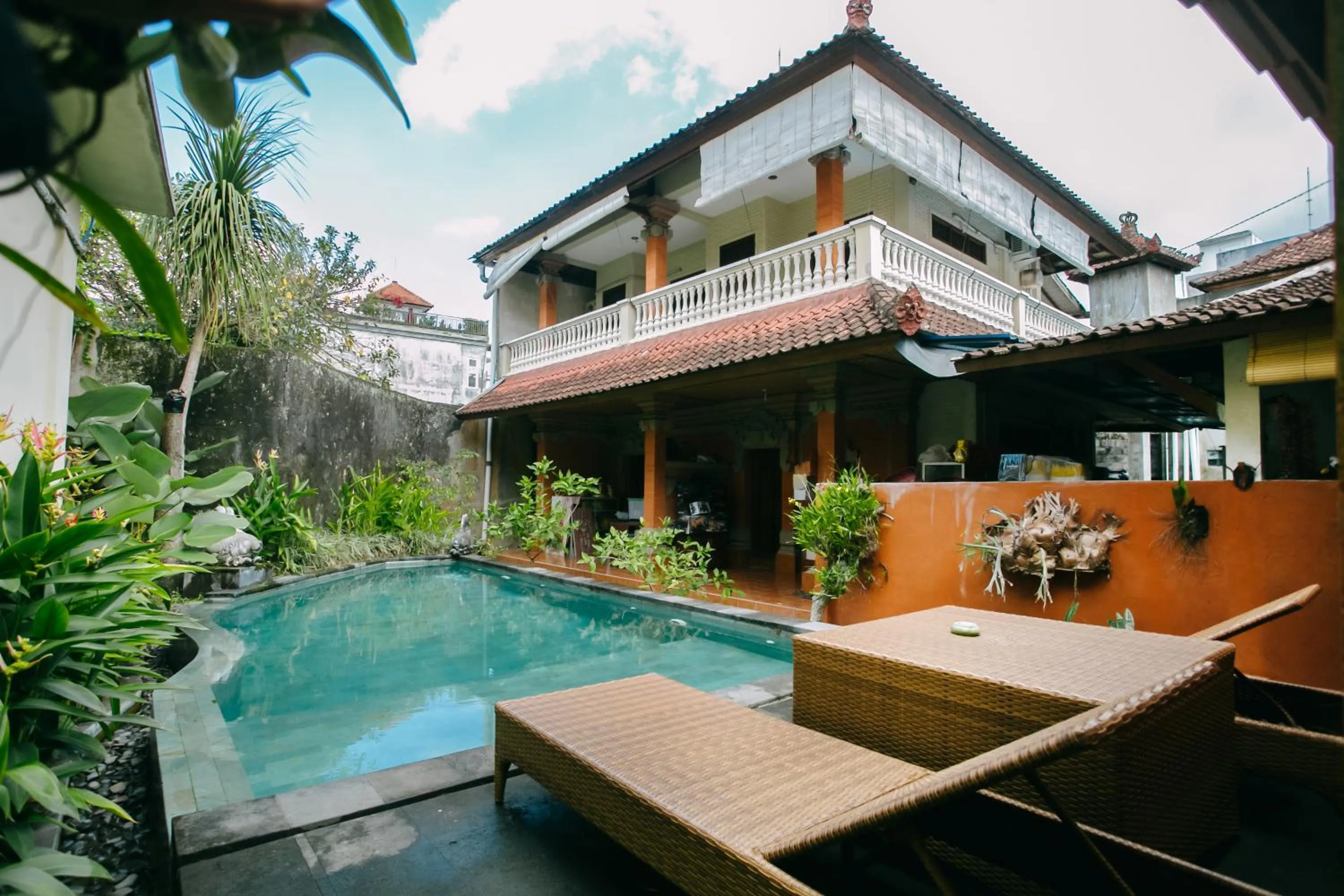 Property building in Nobody Inn Bali at Arya guest house