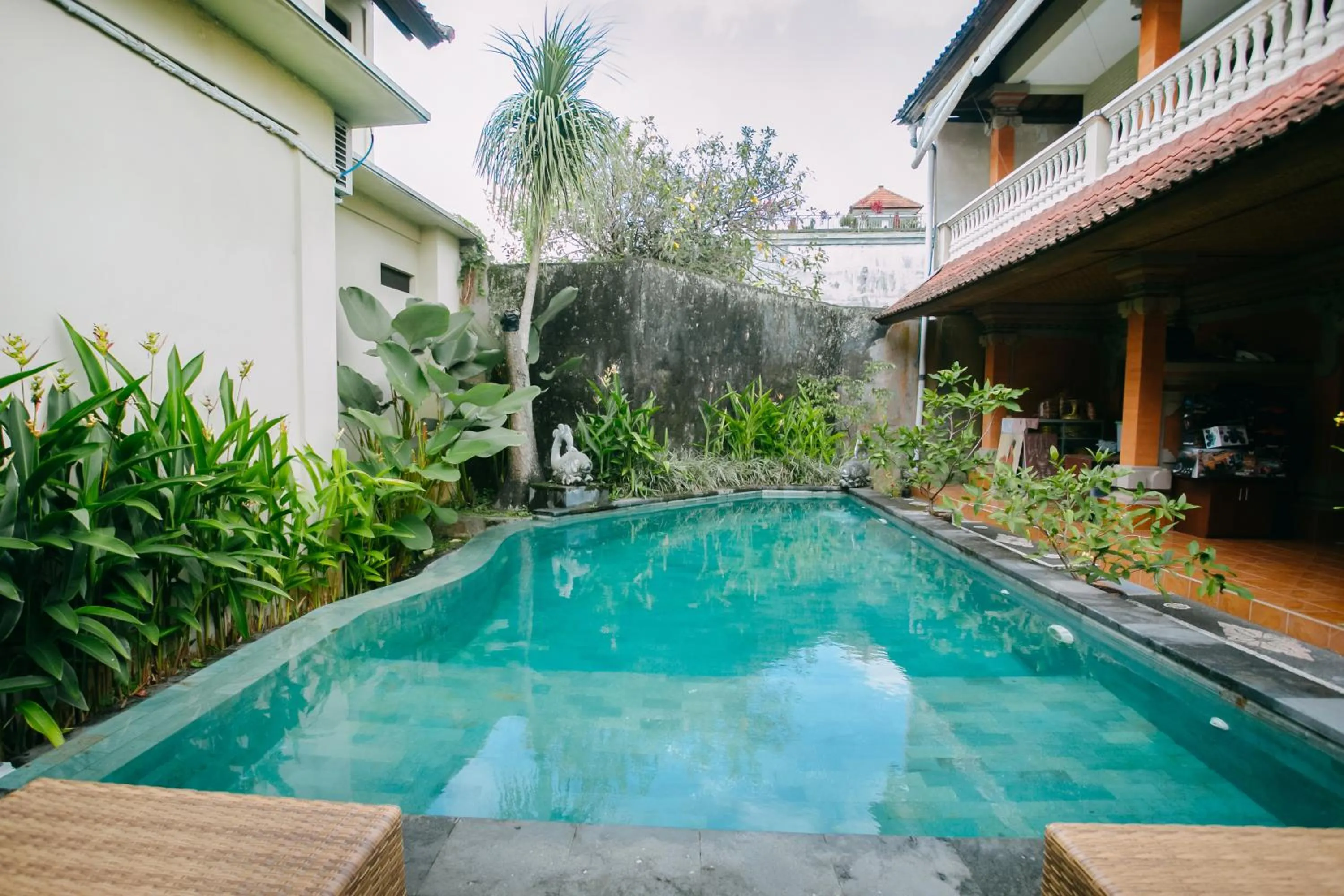 Property building in Nobody Inn Bali at Arya guest house