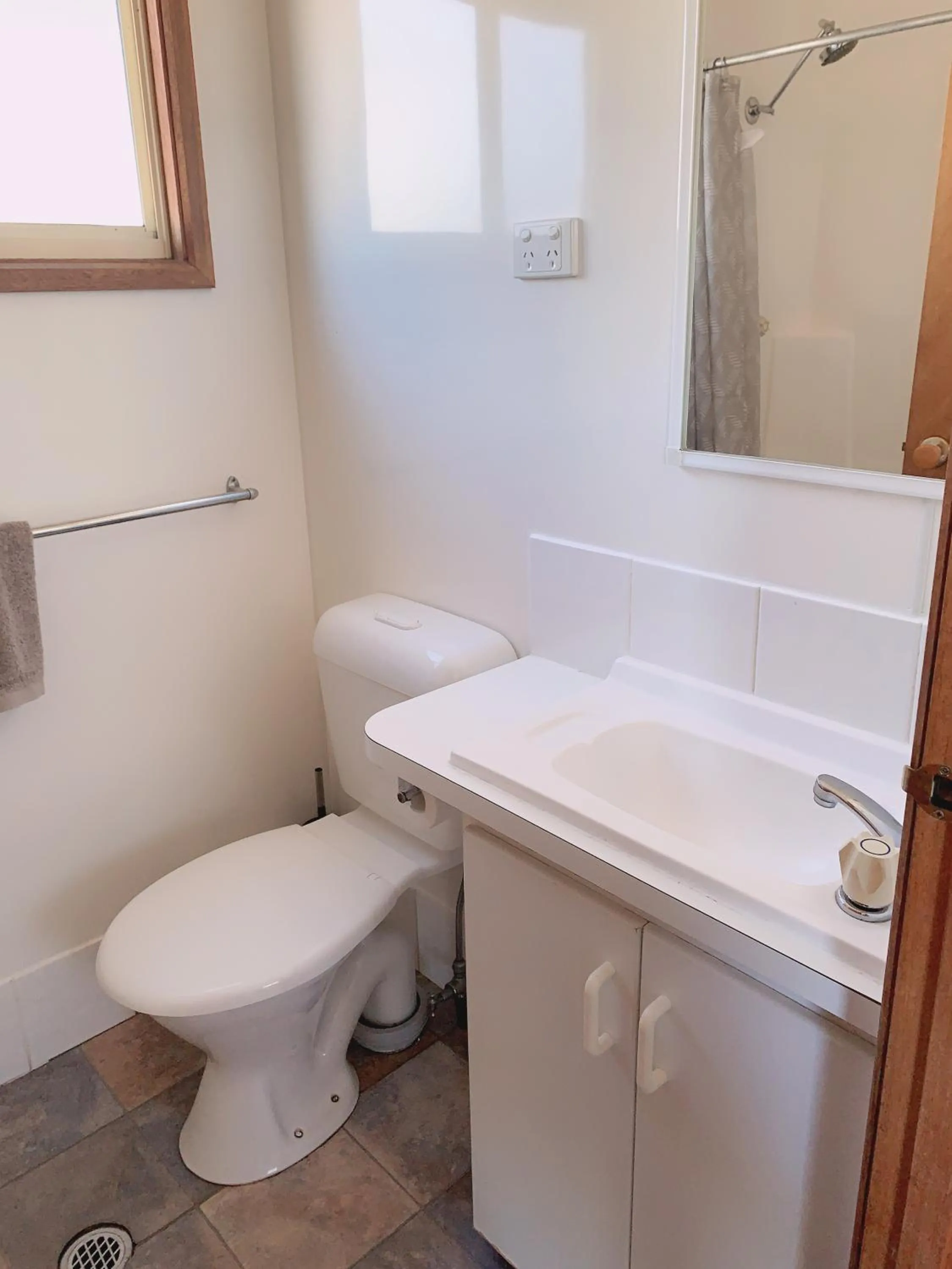 Toilet in Colac Otway Caravan & Cabin Park