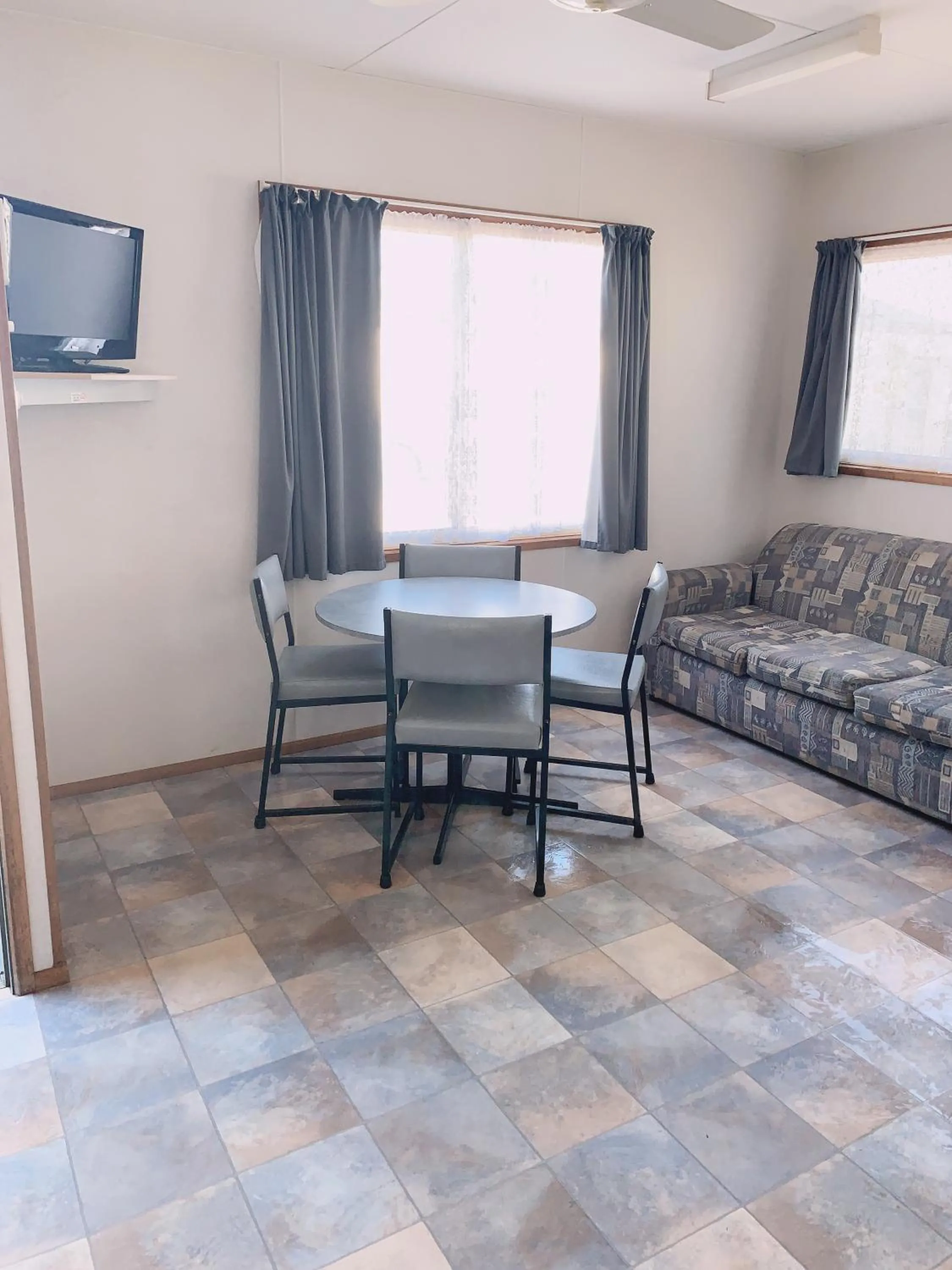 Living room in Colac Otway Caravan & Cabin Park