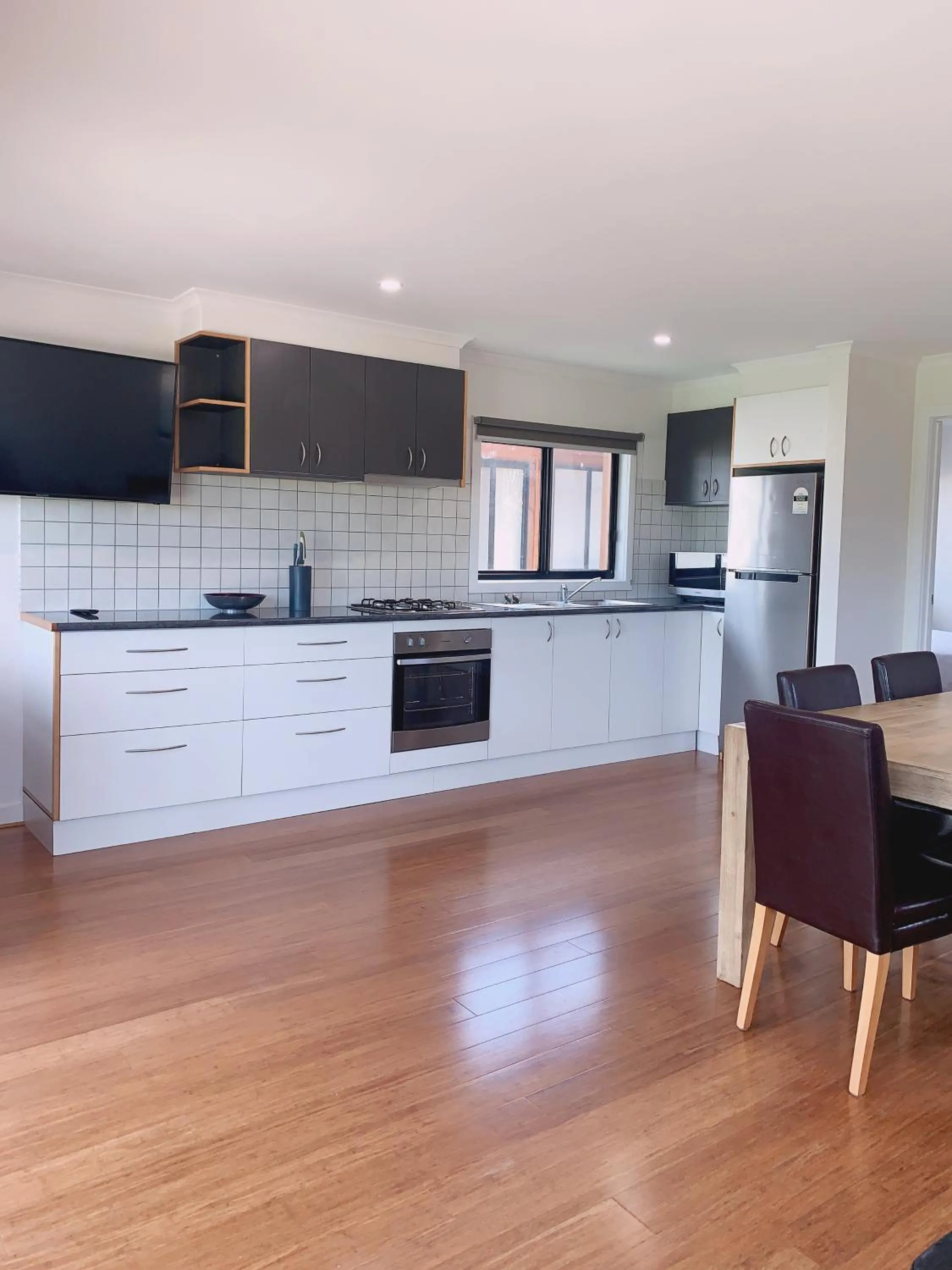 Kitchen or kitchenette in Colac Otway Caravan & Cabin Park