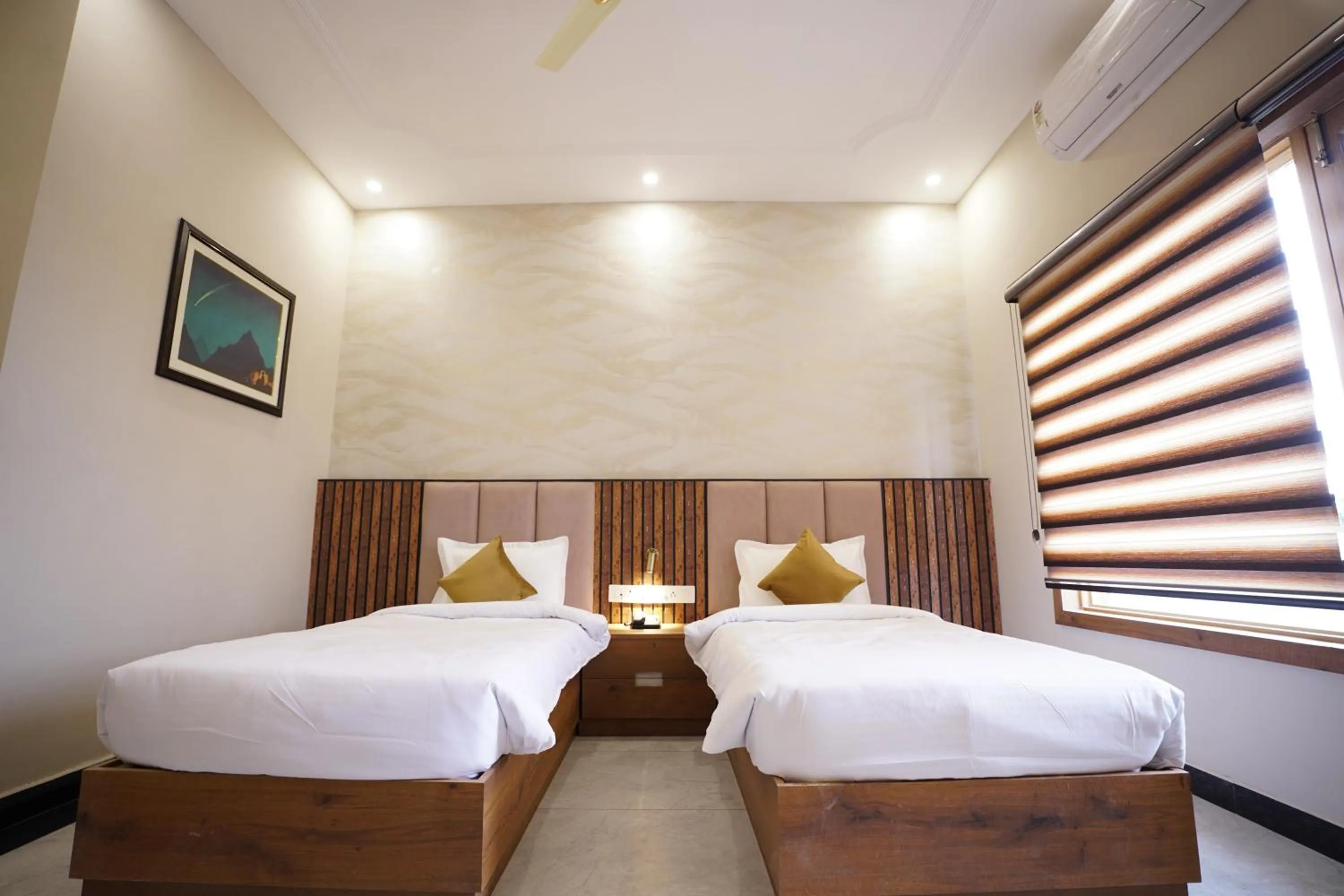 Bed in Dreamy Desert Hotel