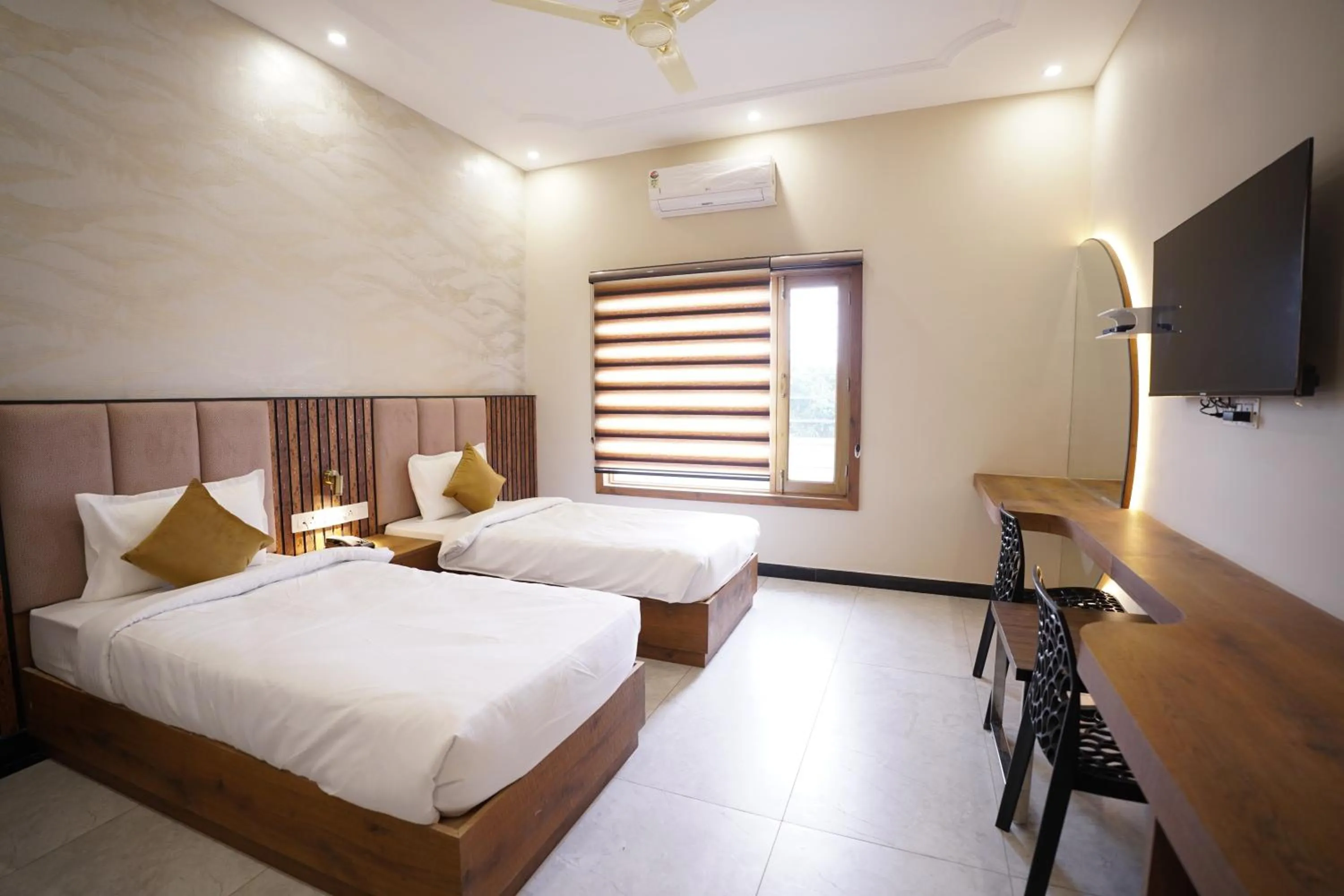 Bed in Dreamy Desert Hotel