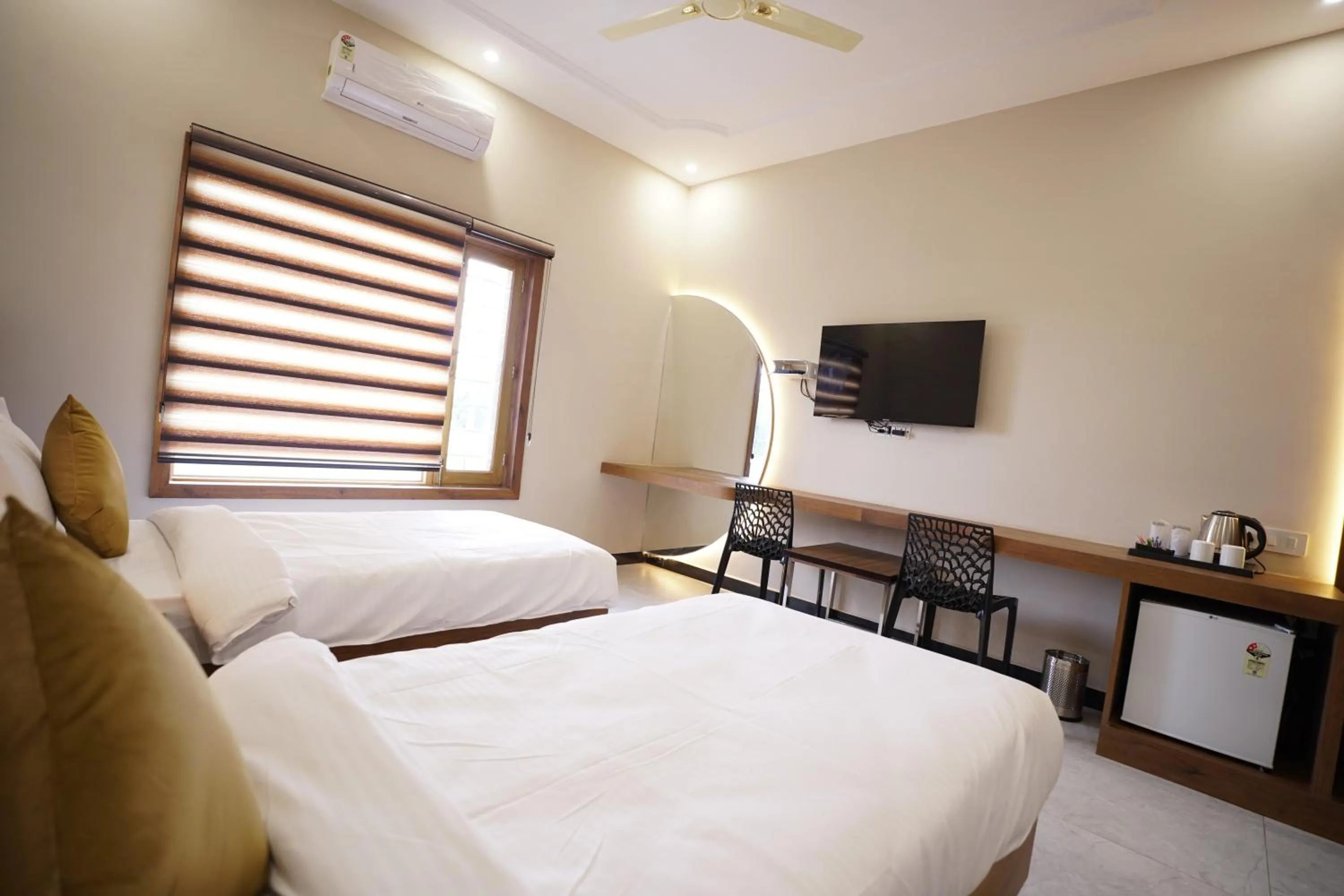 Bed in Dreamy Desert Hotel