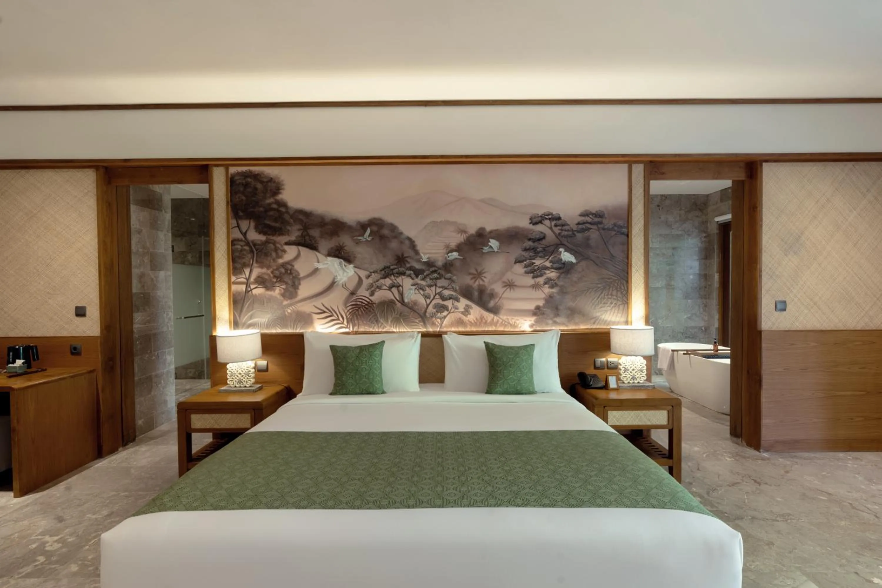 Bed in Adiwana Kamania