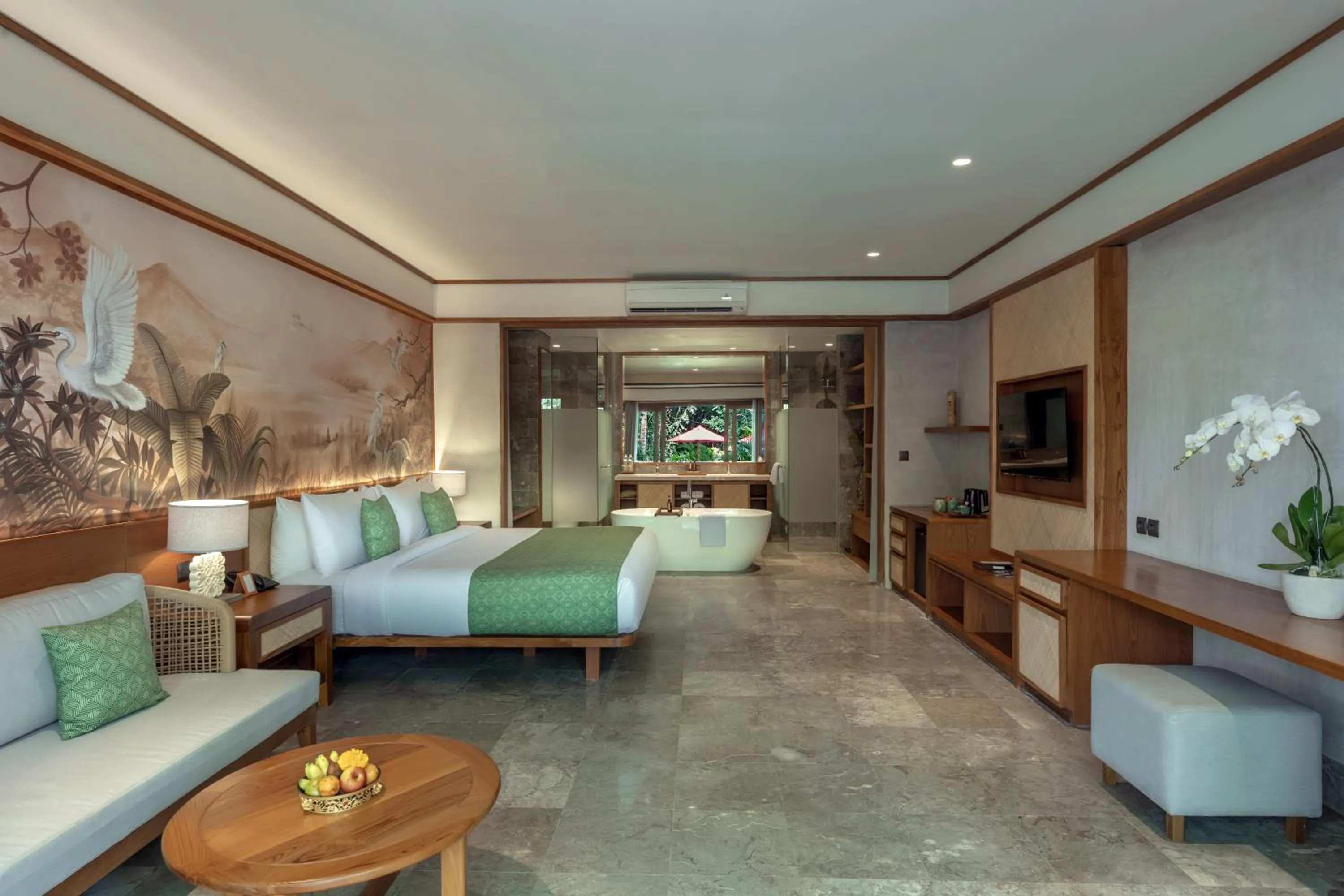 View (from property/room), Bed in Adiwana Kamania