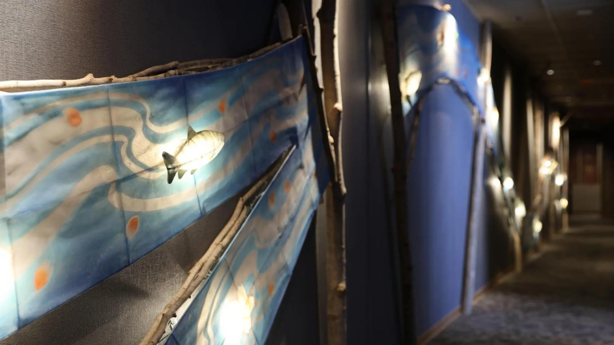 Decorative detail in Dormy Inn Aomori Natural Hot Spring