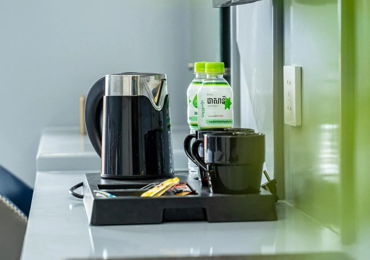 Coffee/tea facilities in The Square Kampot Hotel