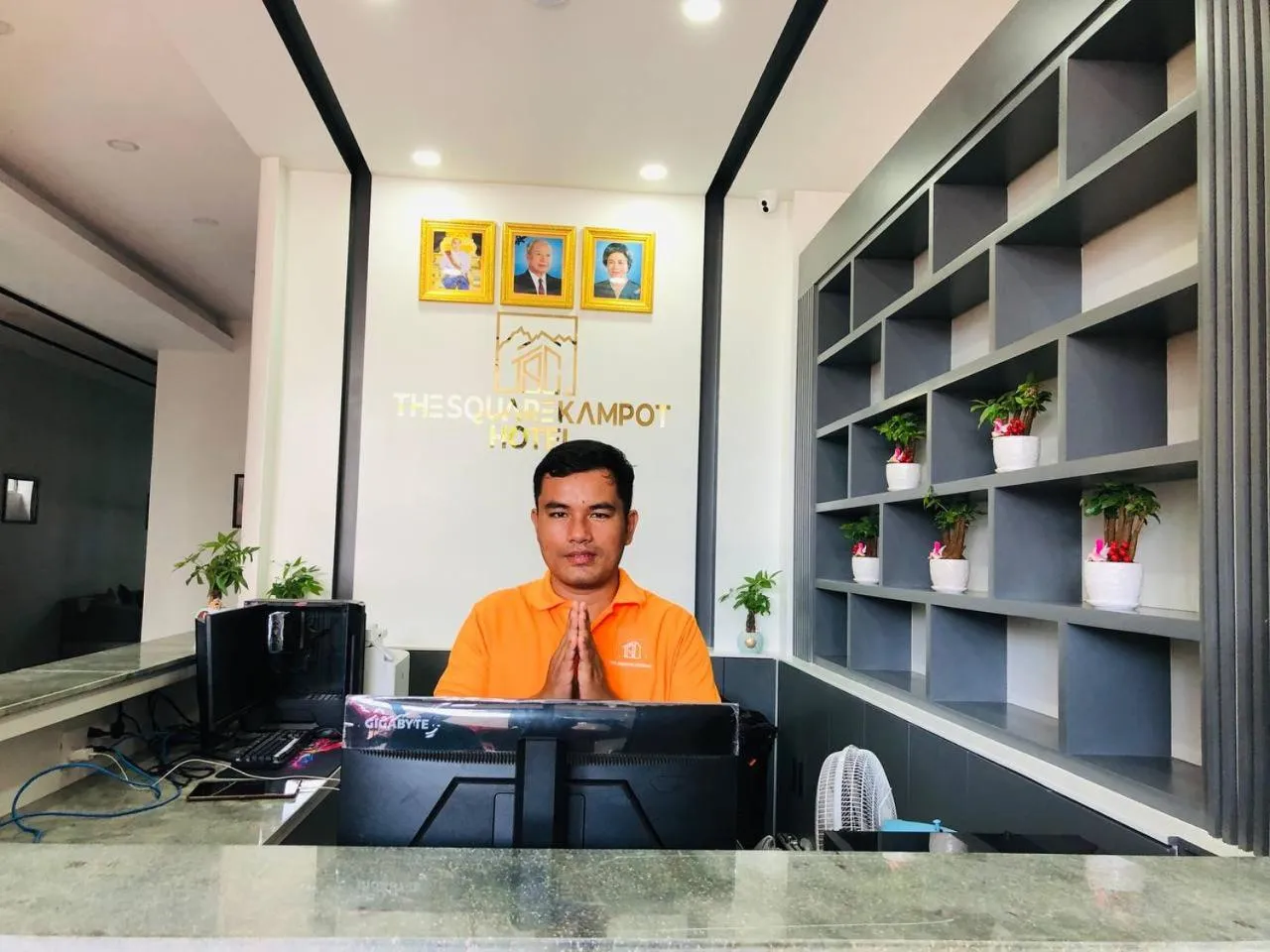 Property logo or sign in The Square Kampot Hotel