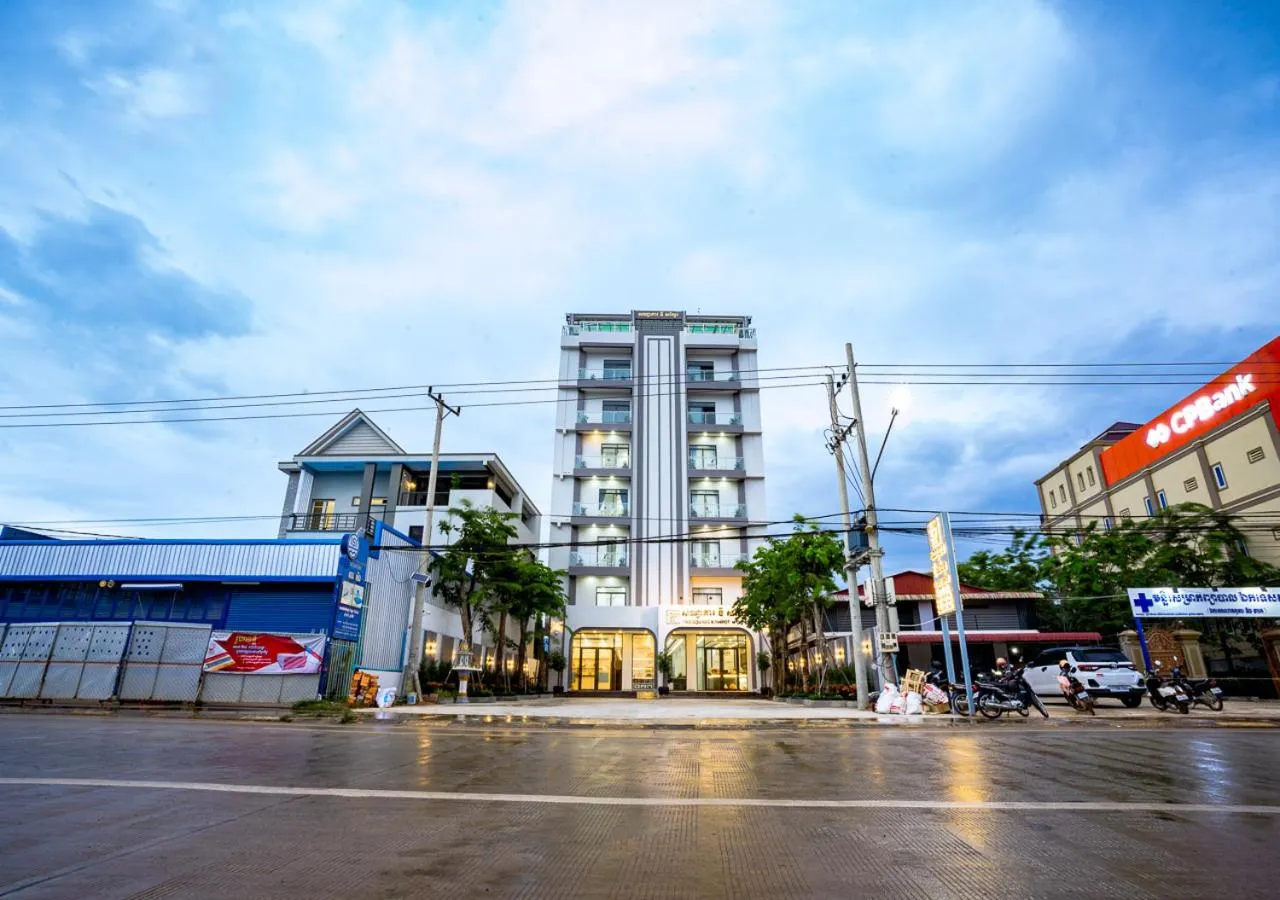 Property building in The Square Kampot Hotel