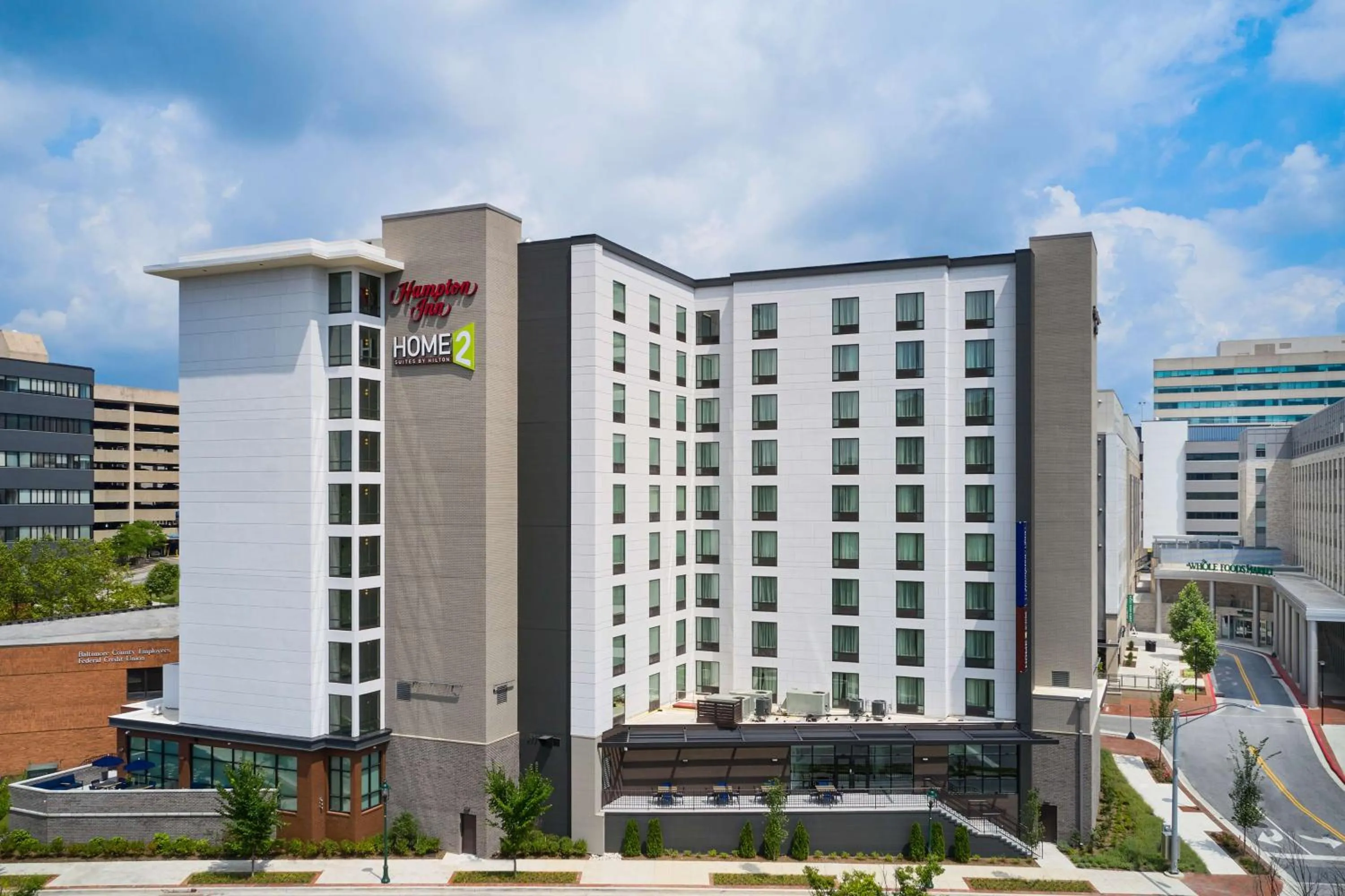 Property building in Hampton Inn Towson Downtown