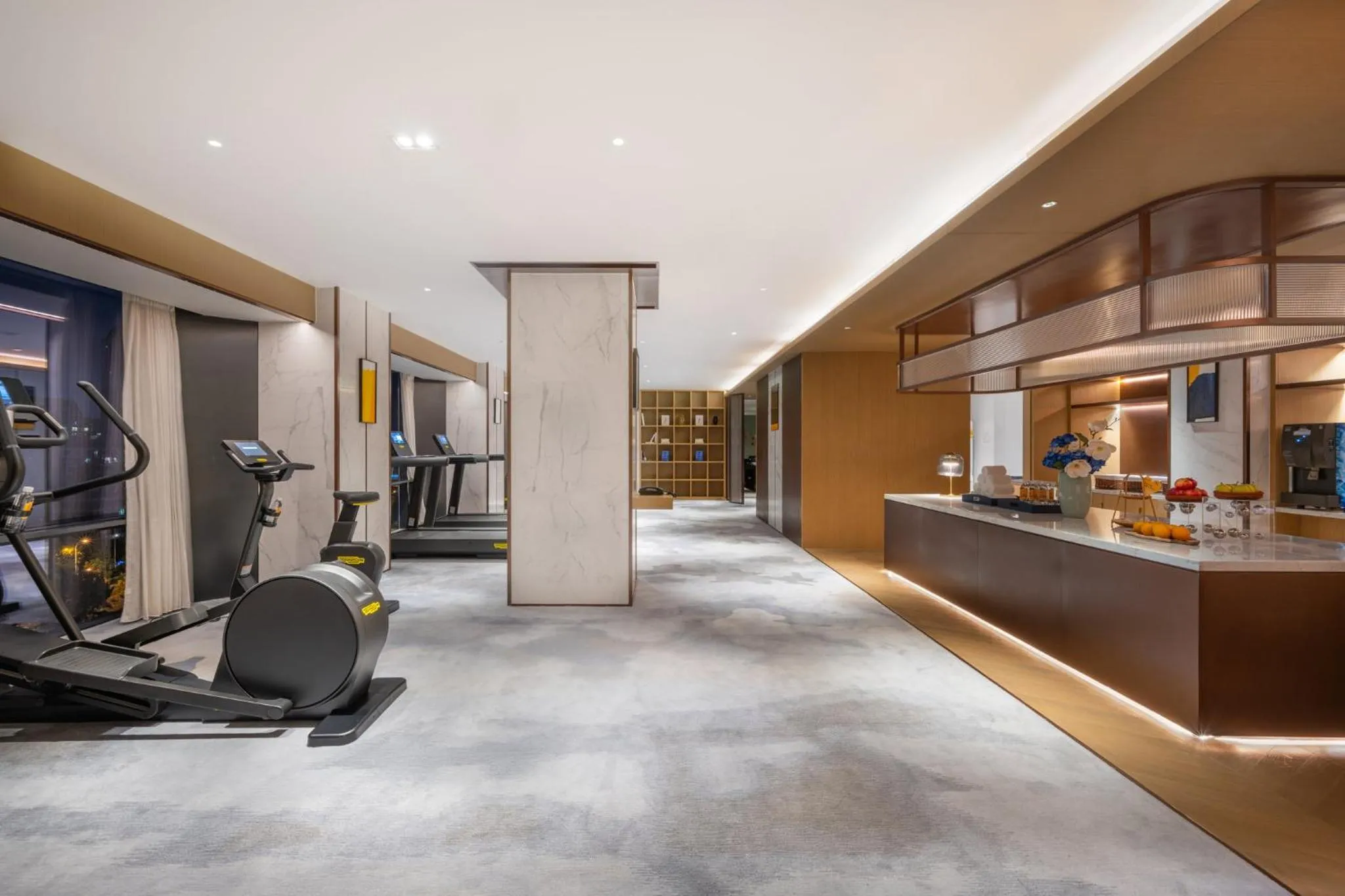 Fitness centre/facilities in voco Hefei Binhu by IHG