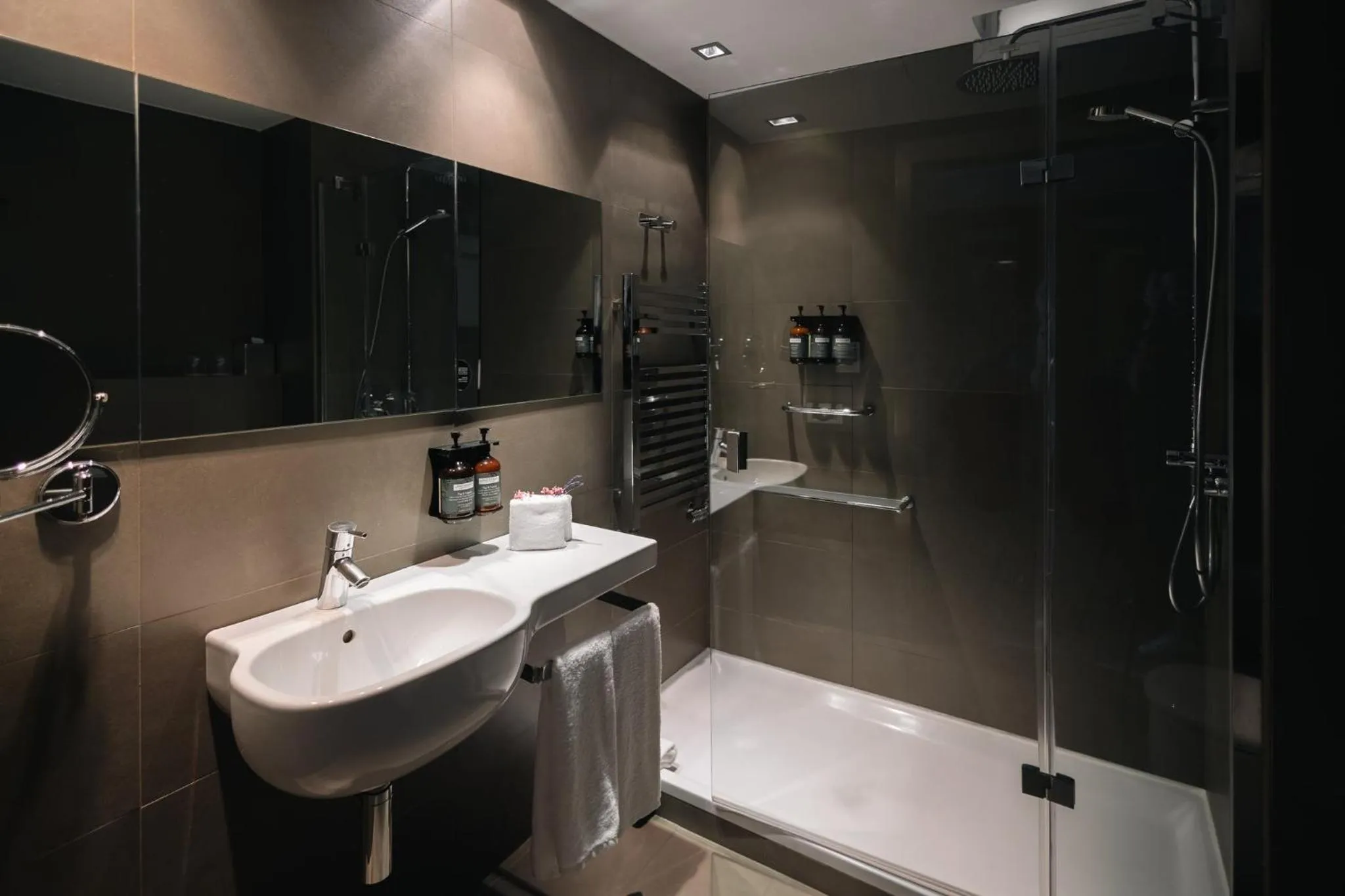 Bathroom in Crowne Plaza Madrid - Centre Retiro by IHG