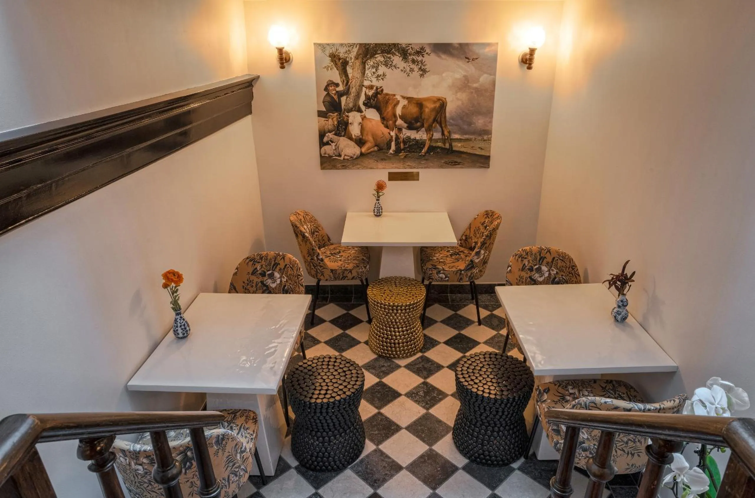 Seating area in Boutique Hotel des Arts