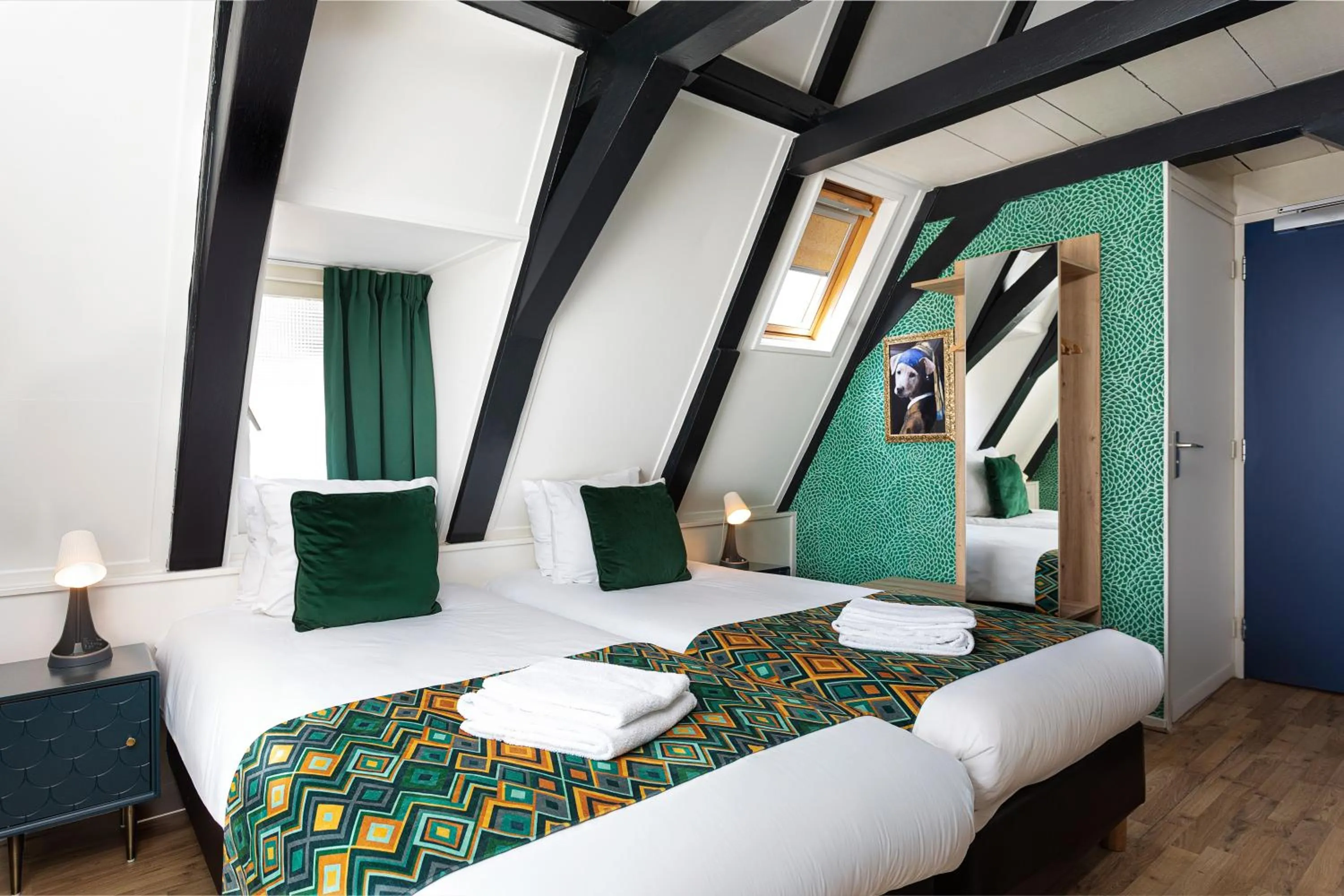 Bed in Boutique Hotel des Arts