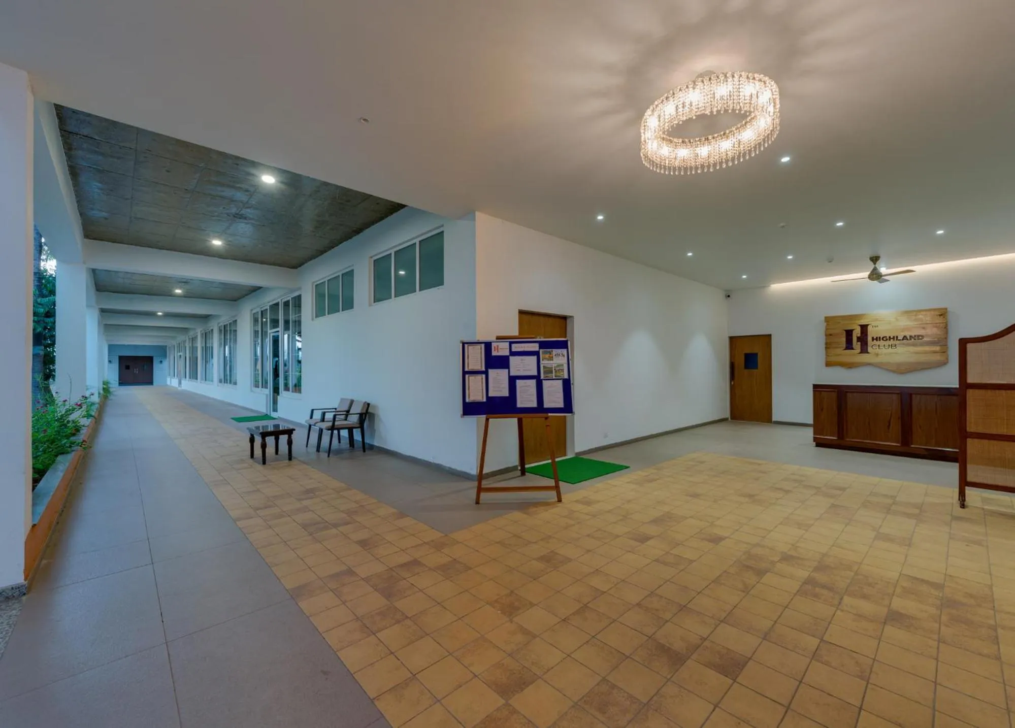 Lobby or reception in Highland Club with Swimming Pool-GYM