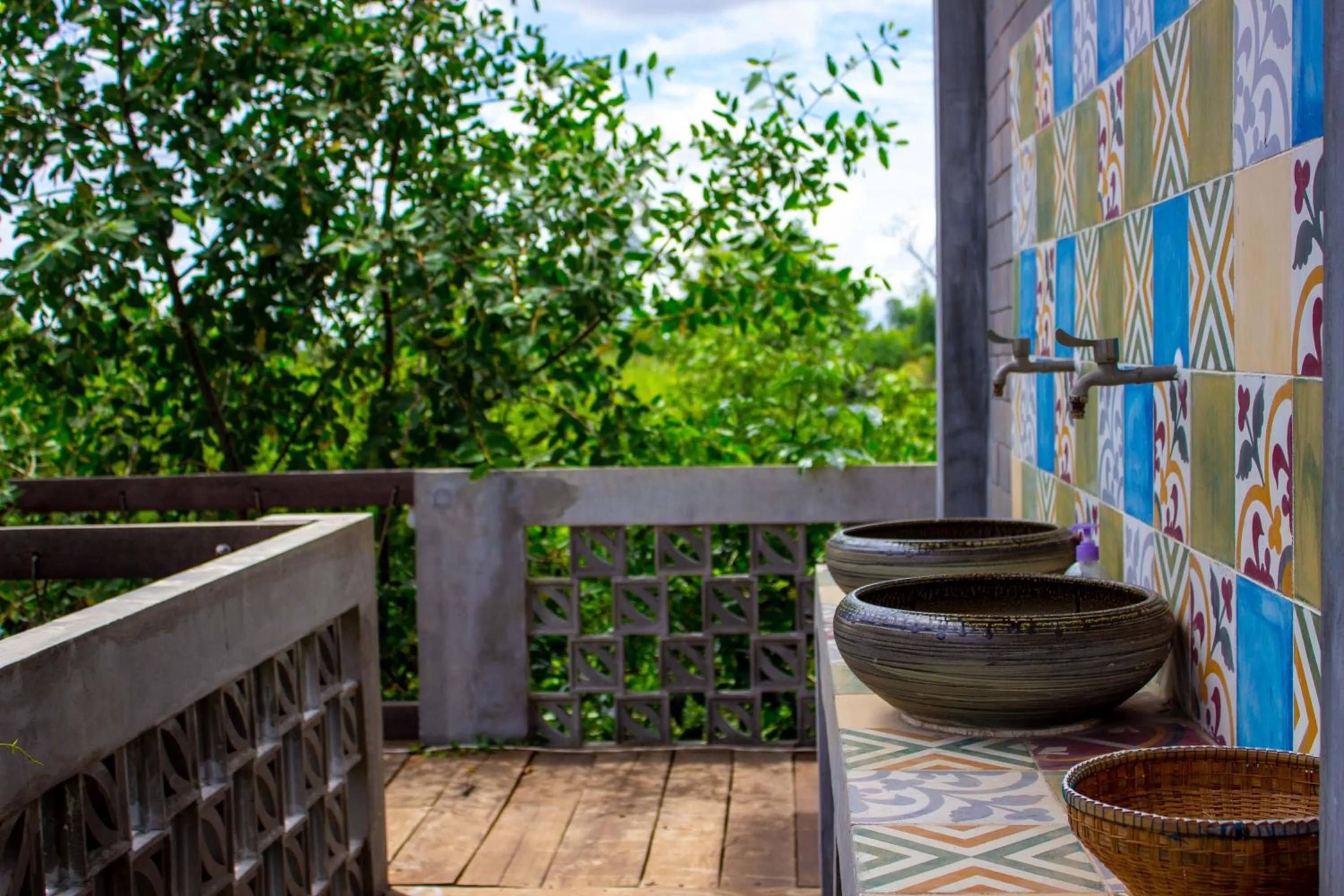Bathroom in Kampot Eco Village