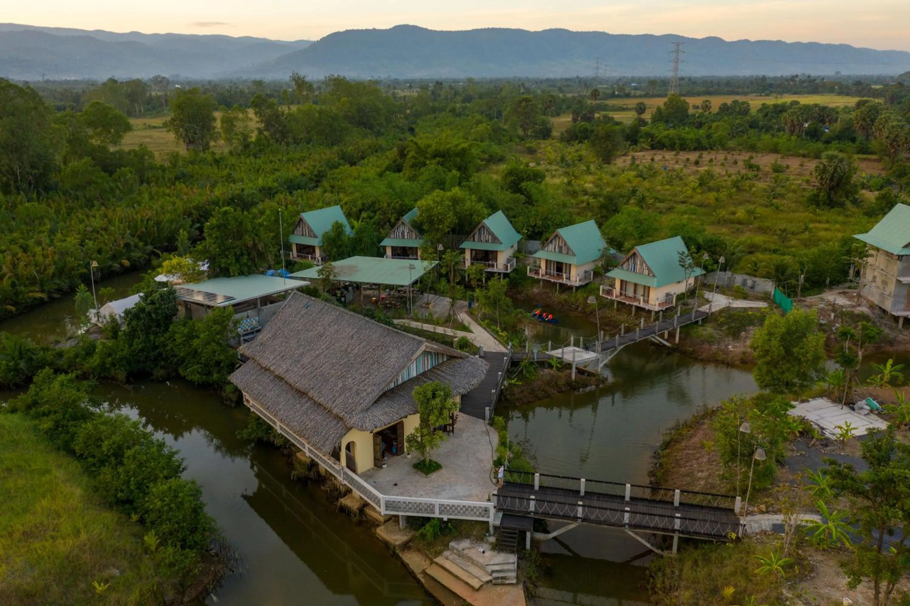 Property building in Kampot Eco Village