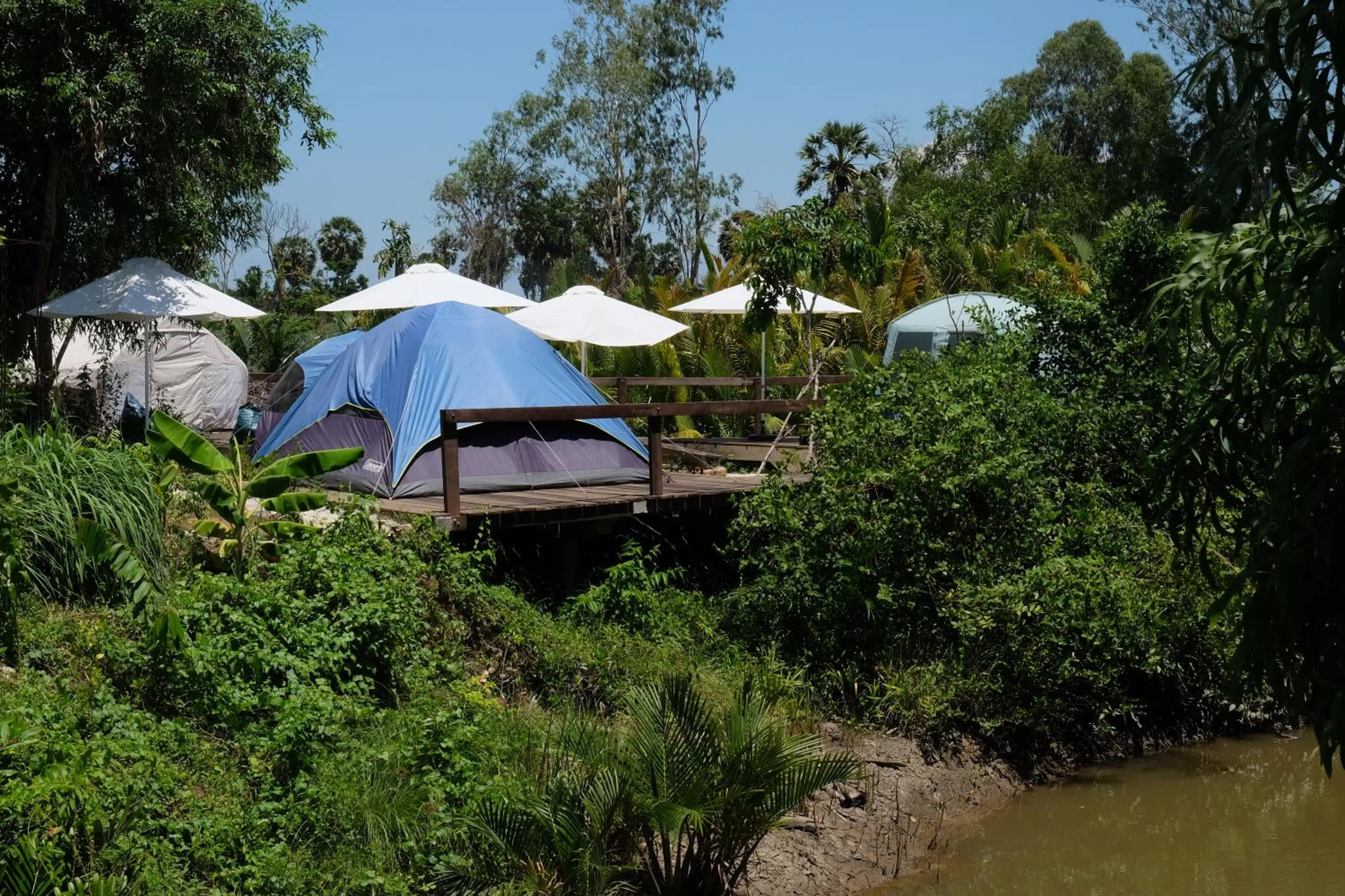 Natural landscape in Kampot Eco Village