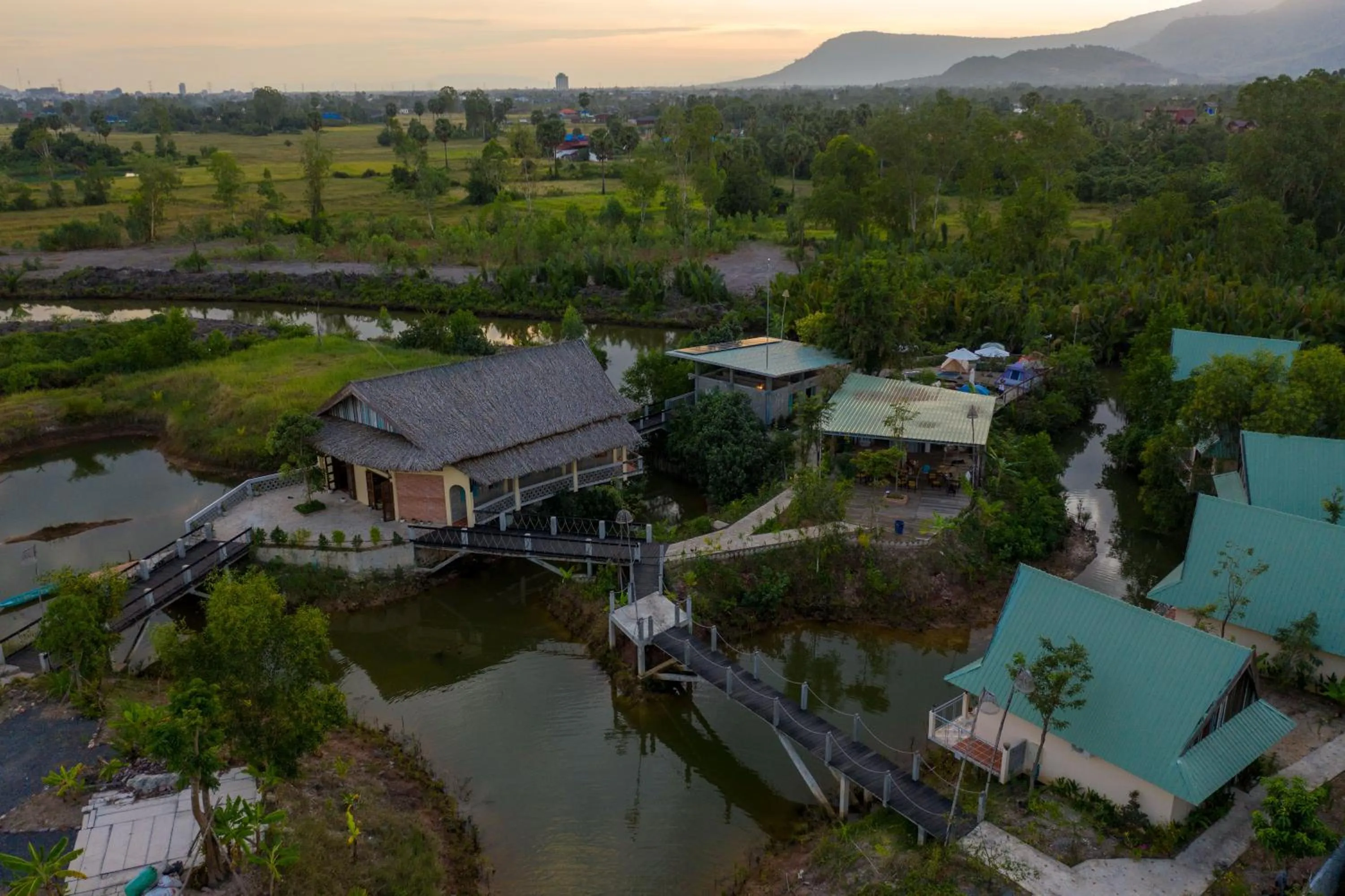 Property building in Kampot Eco Village