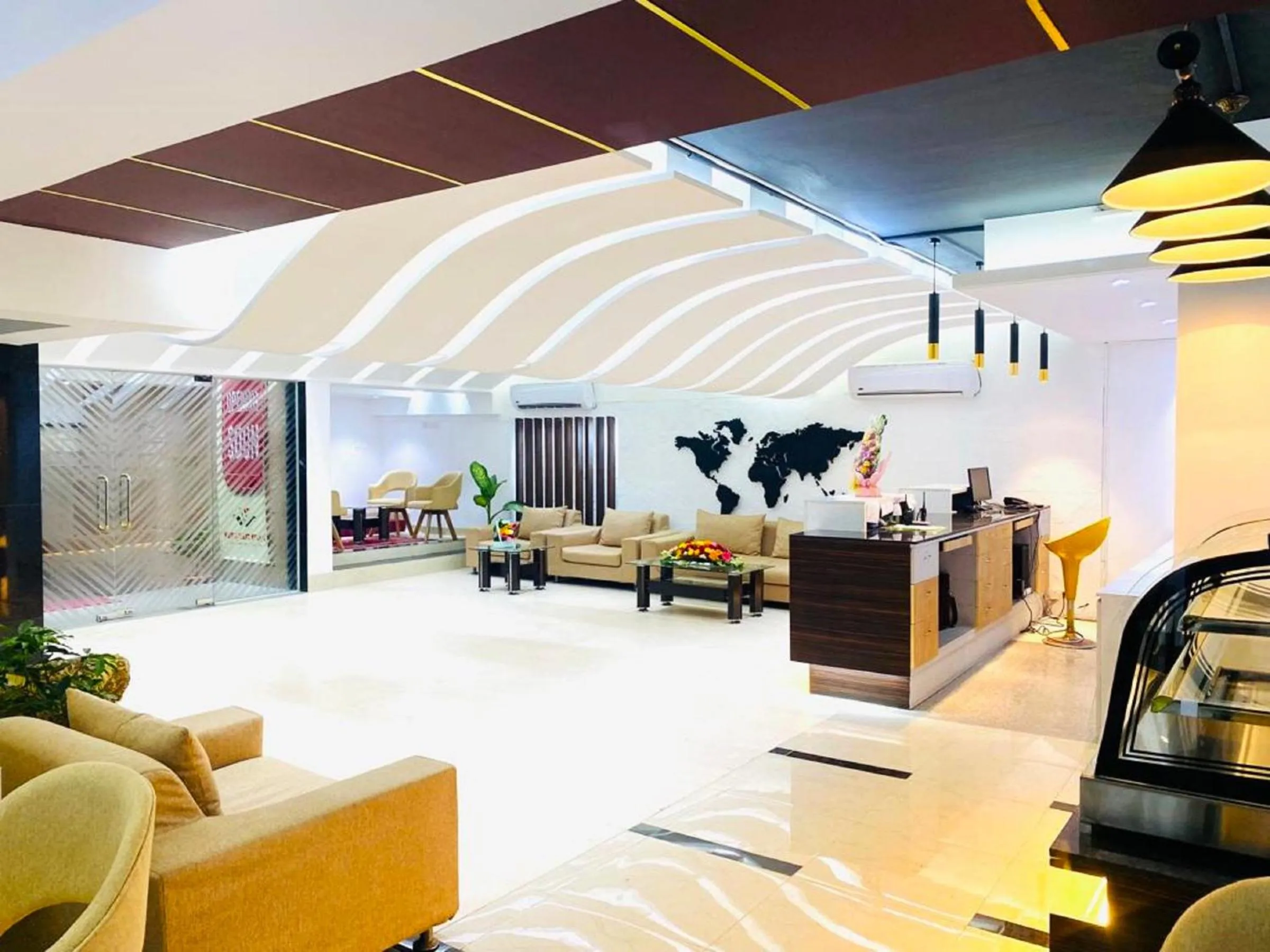 Lobby or reception in Hotel West Valley - Baridhara