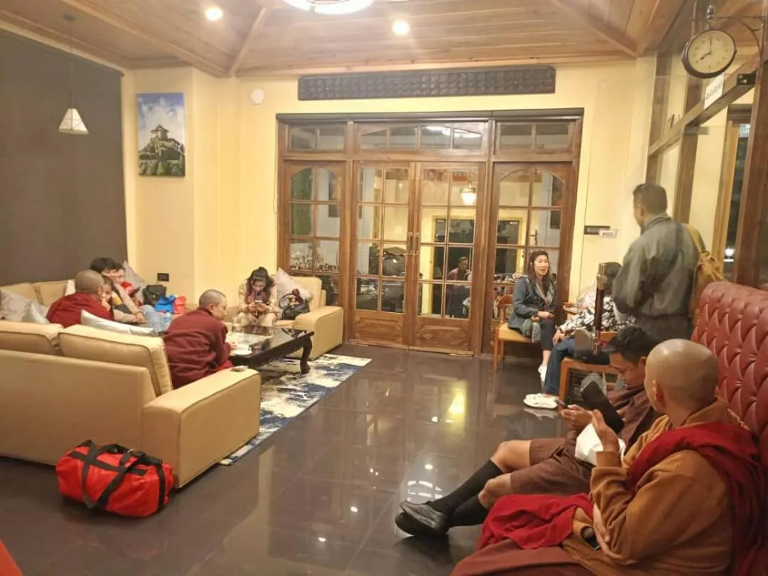 group of guests in Silver Cloud Hotel