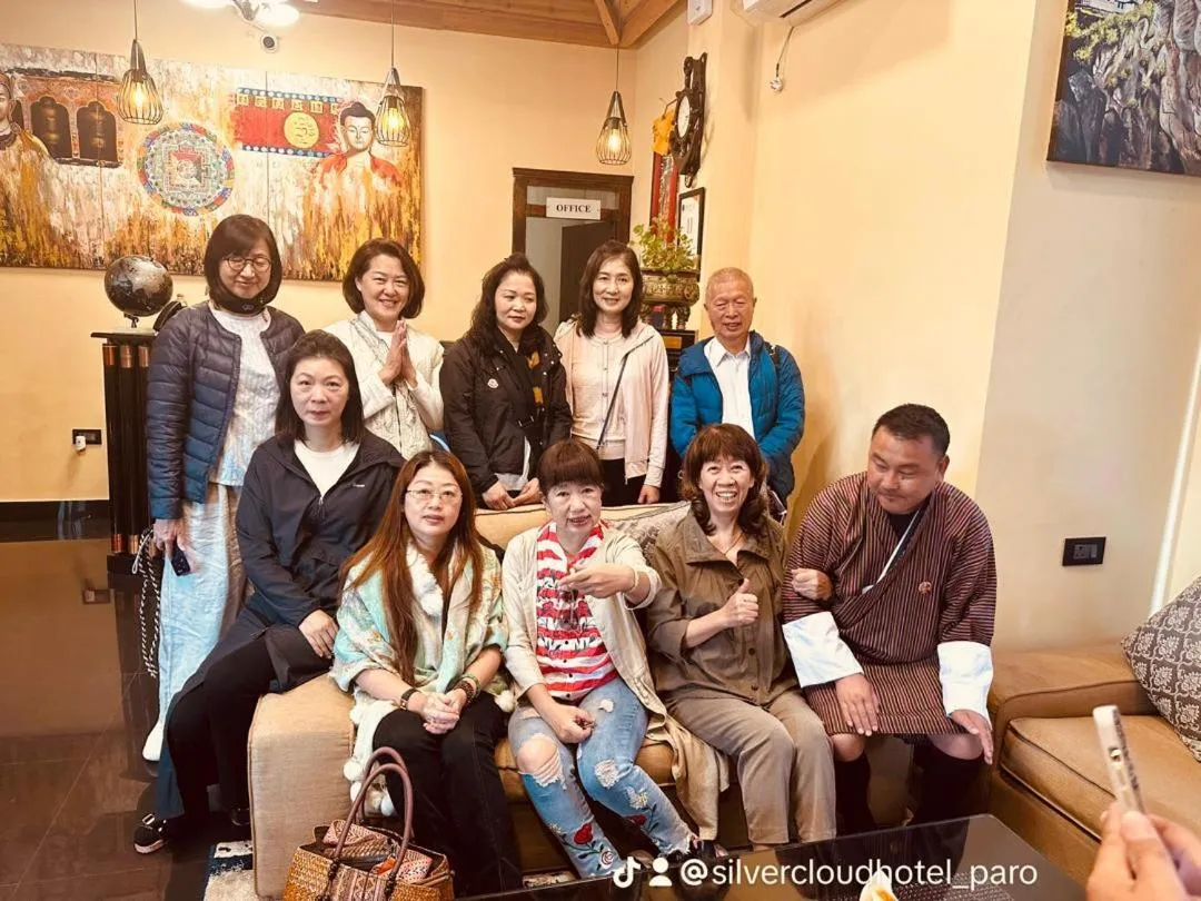 group of guests in Silver Cloud Hotel