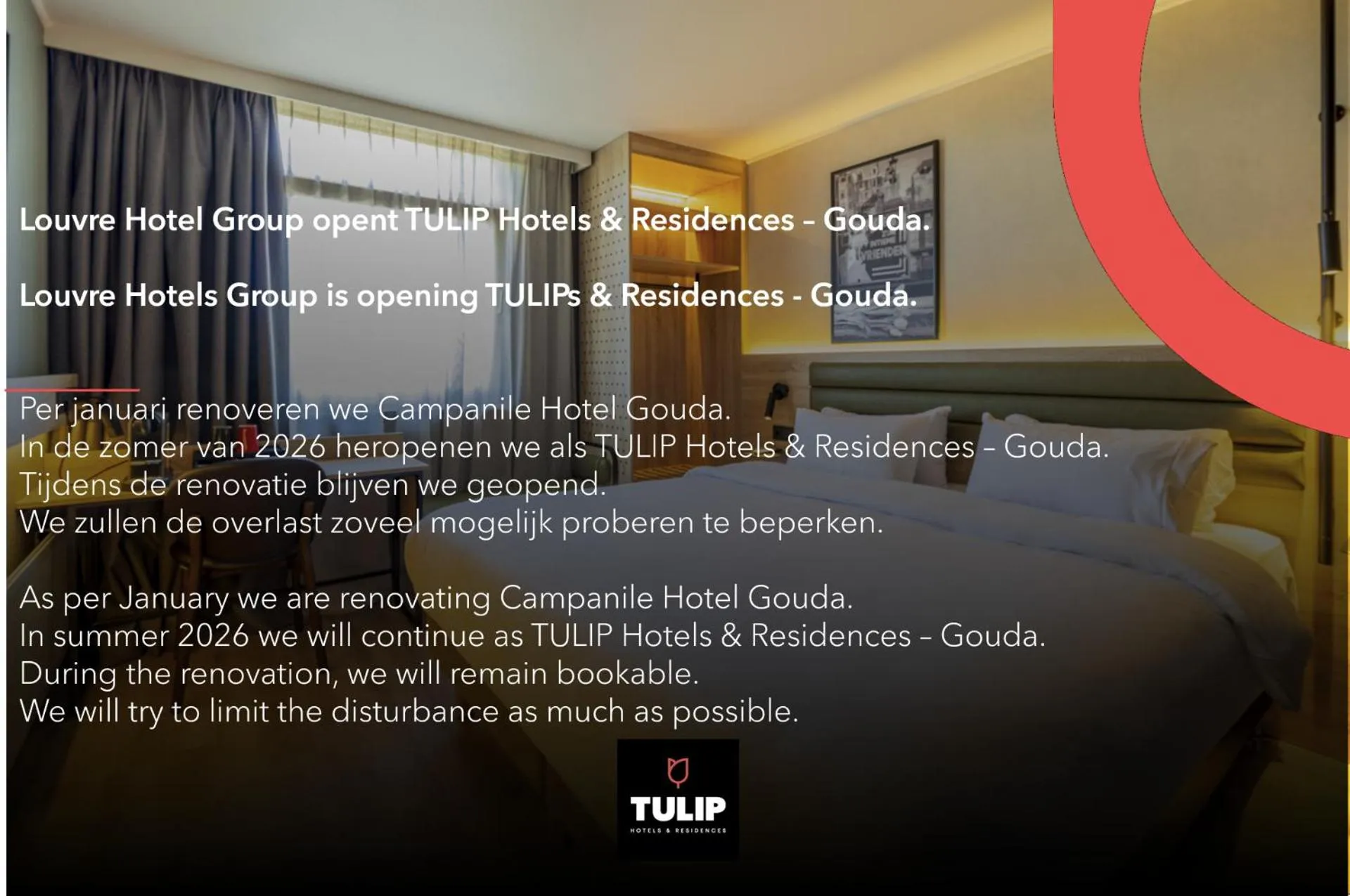 Property logo or sign, Bed in Campanile Hotel & Restaurant Gouda