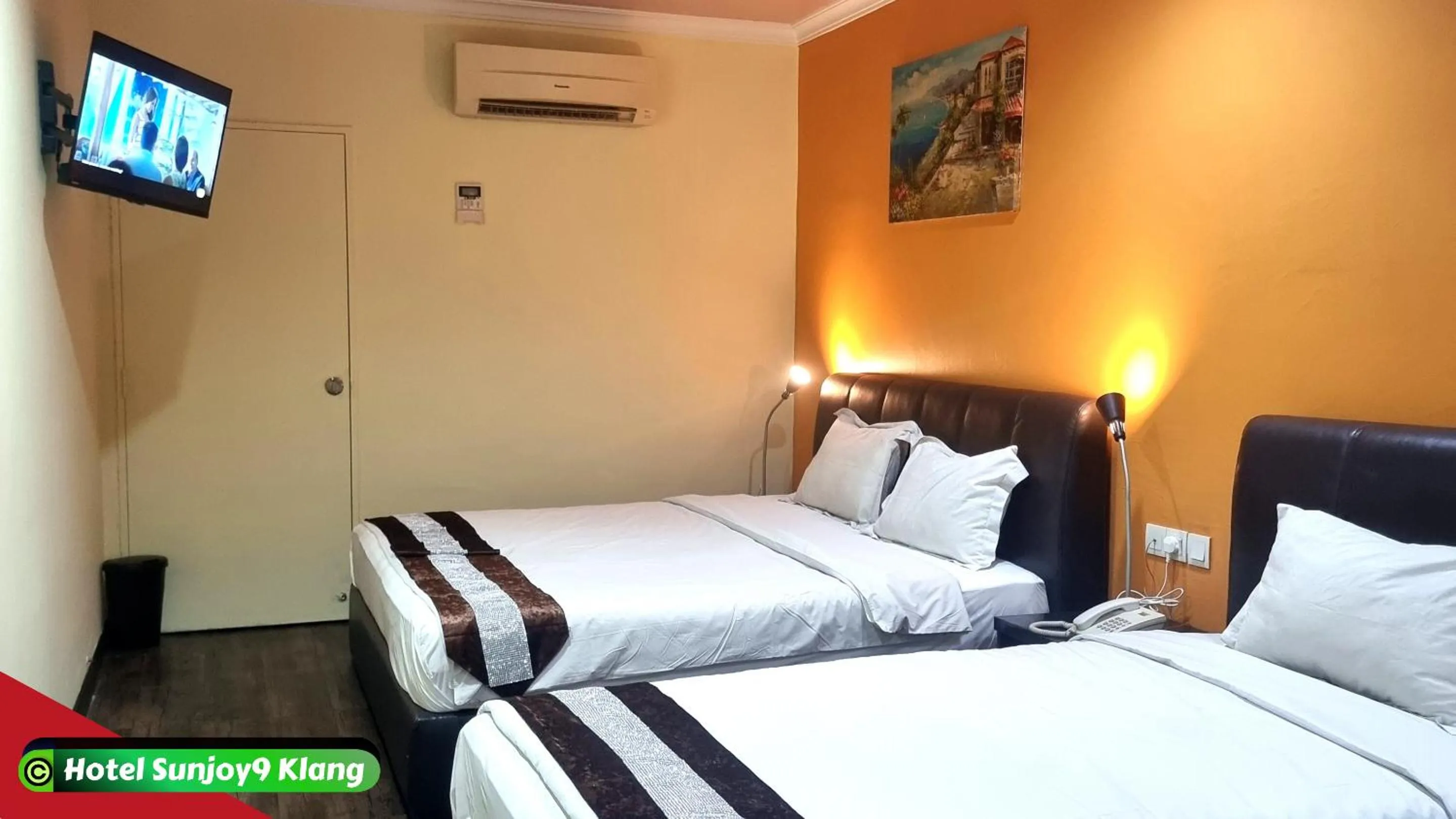 Bed in Hotel Sunjoy9 Klang