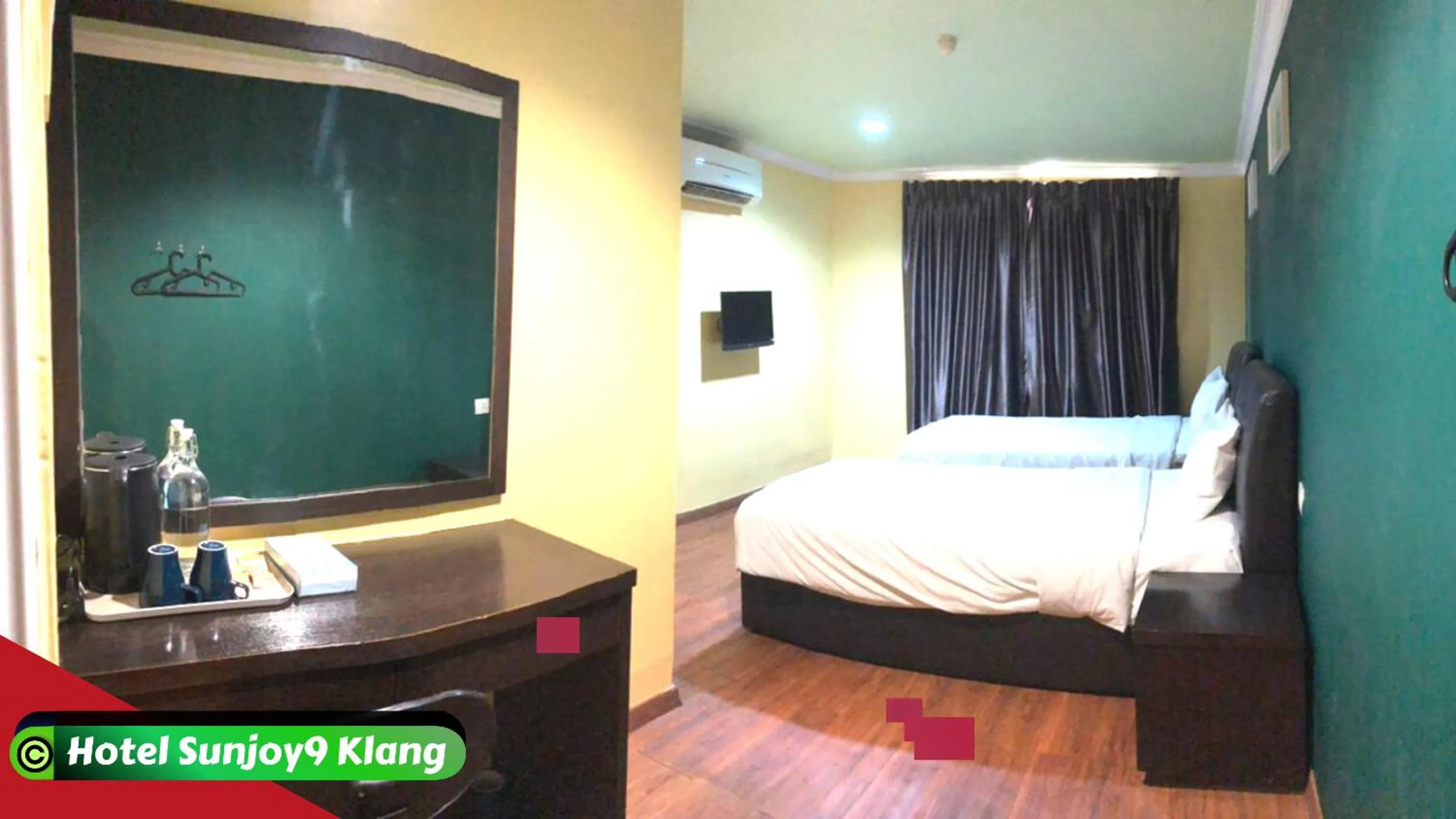Bed in Hotel Sunjoy9 Klang