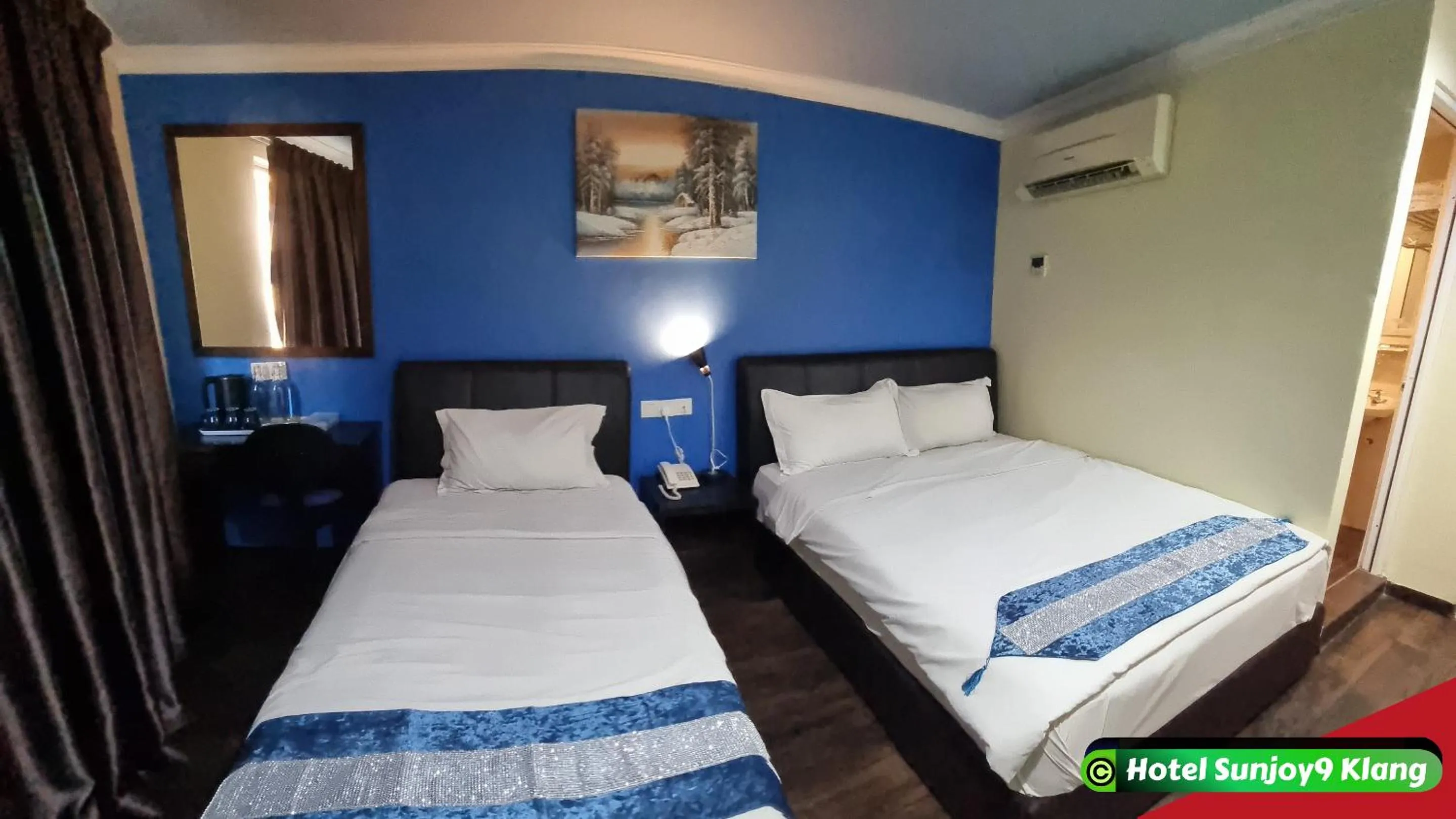 Bed in Hotel Sunjoy9 Klang