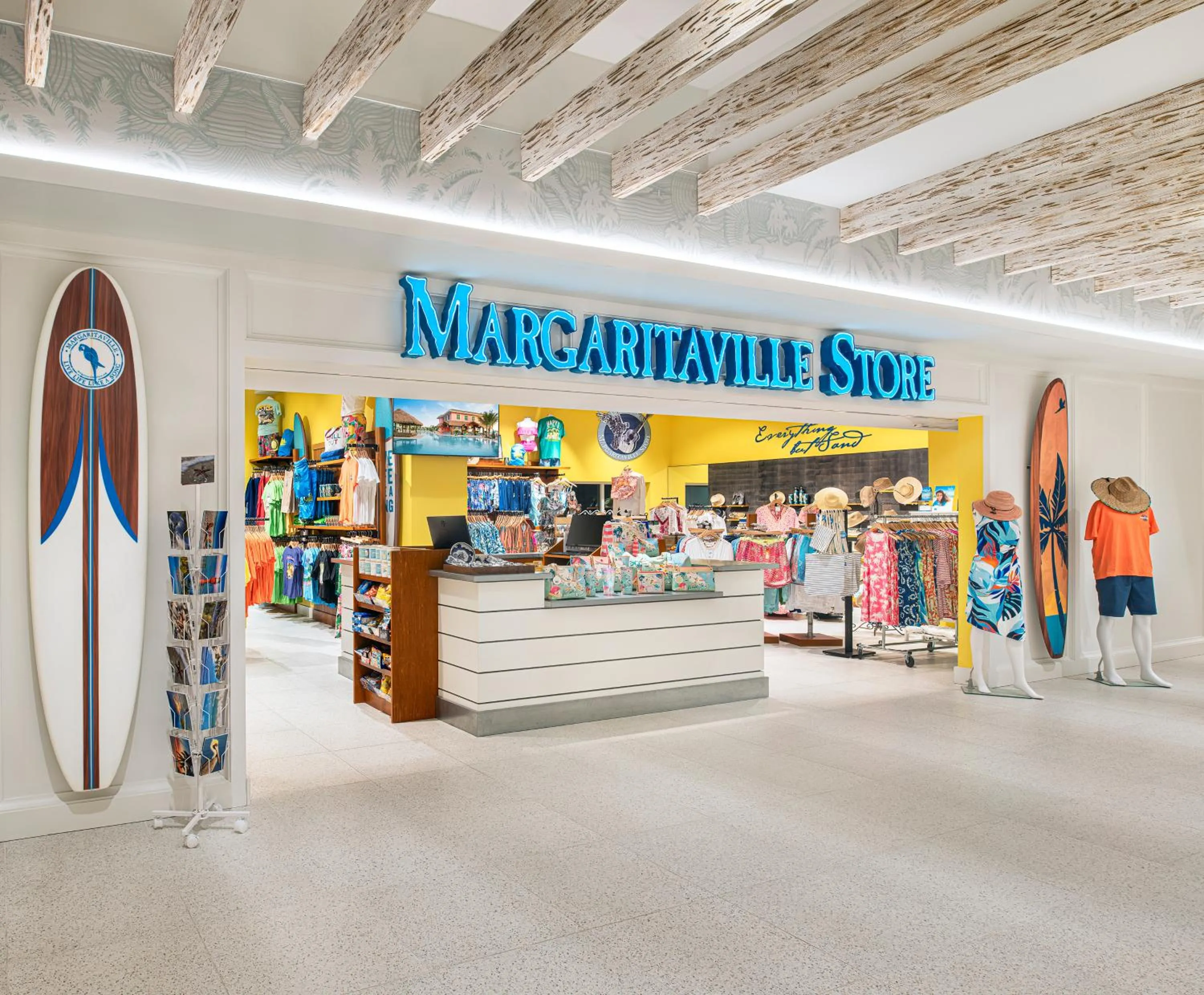On-site shops in Margaritaville Beach Resort Ft Myers Beach