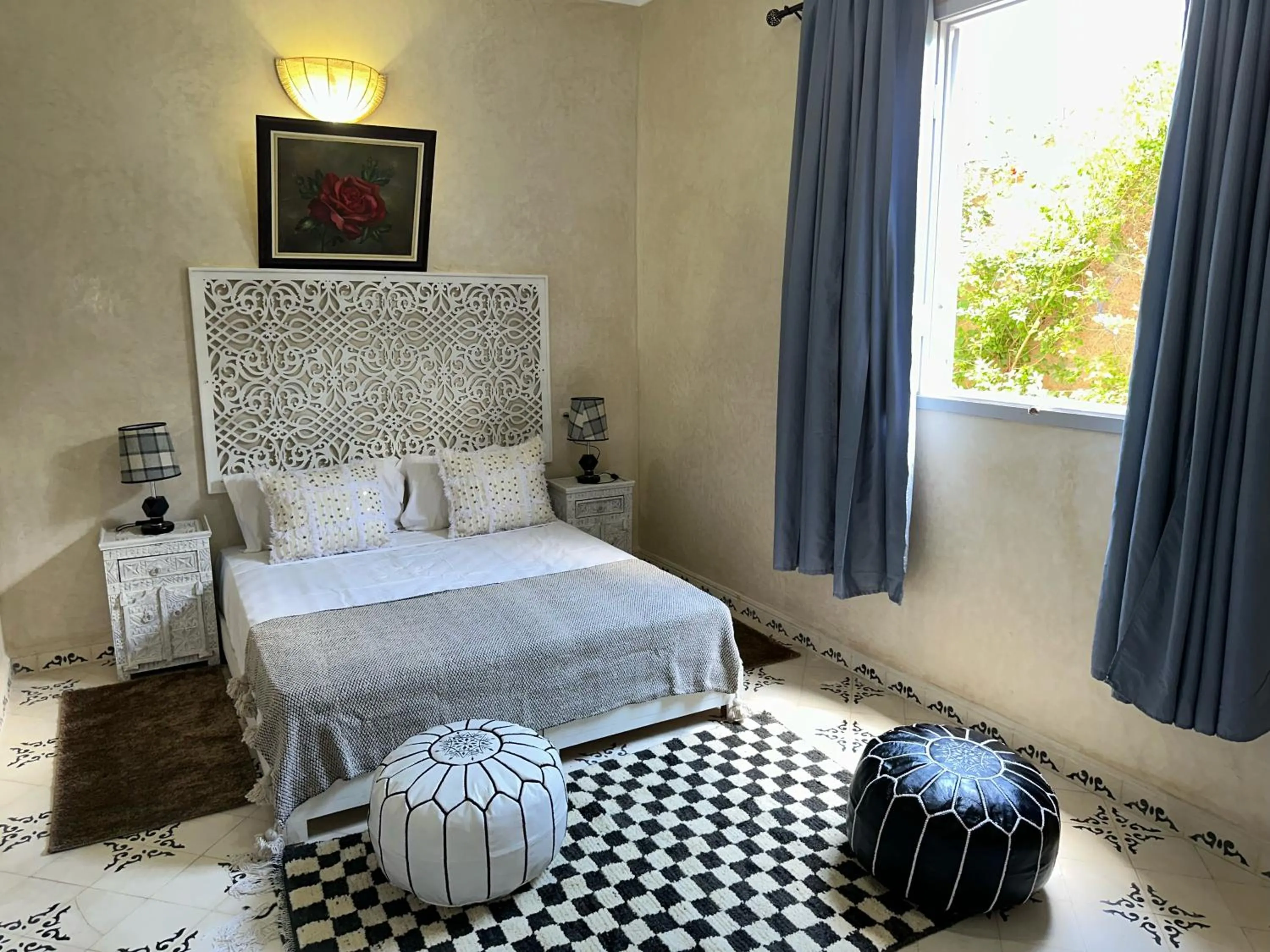 Bed in Oasis Merasi Marrakech