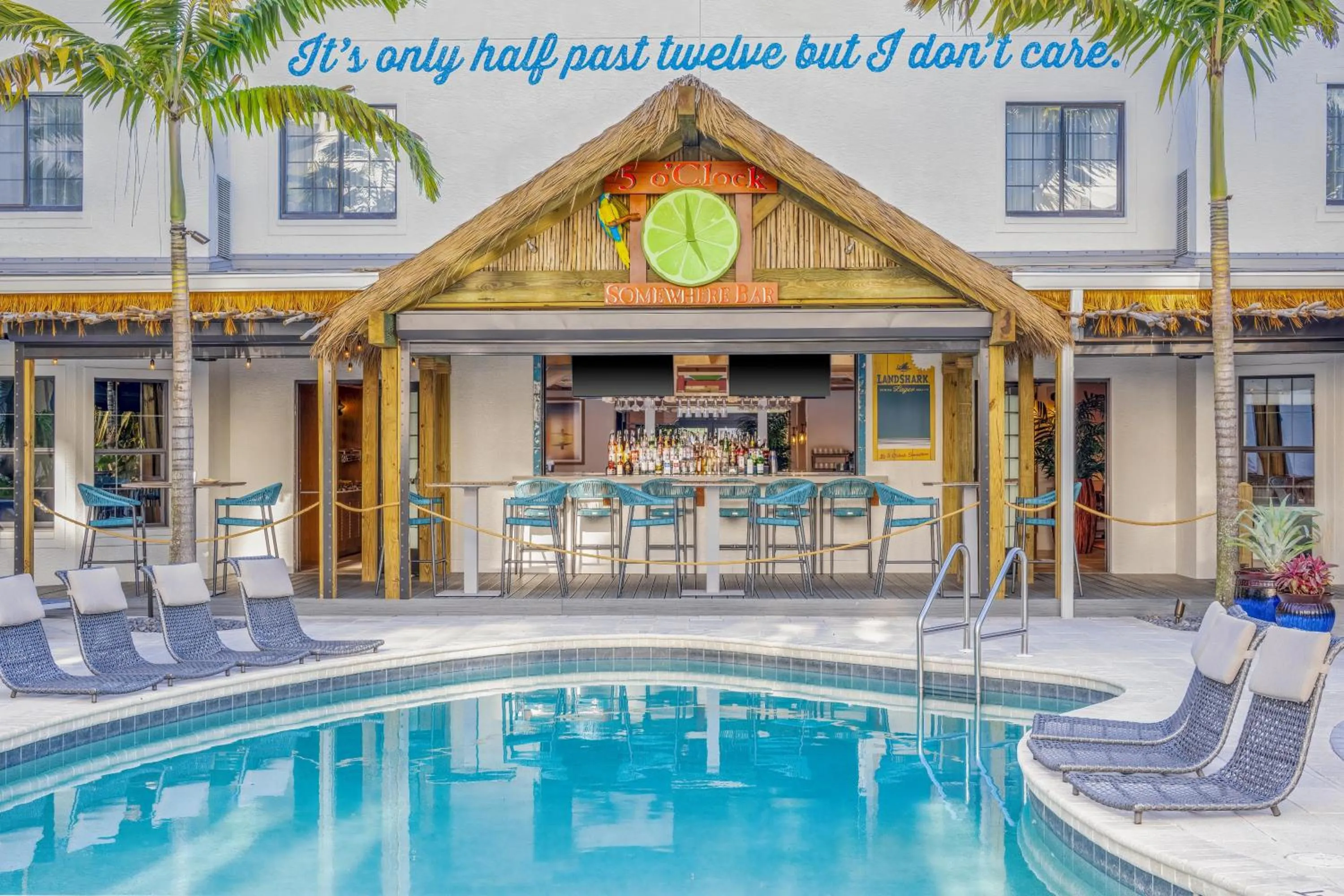 Patio in Compass by Margaritaville Hotel Naples