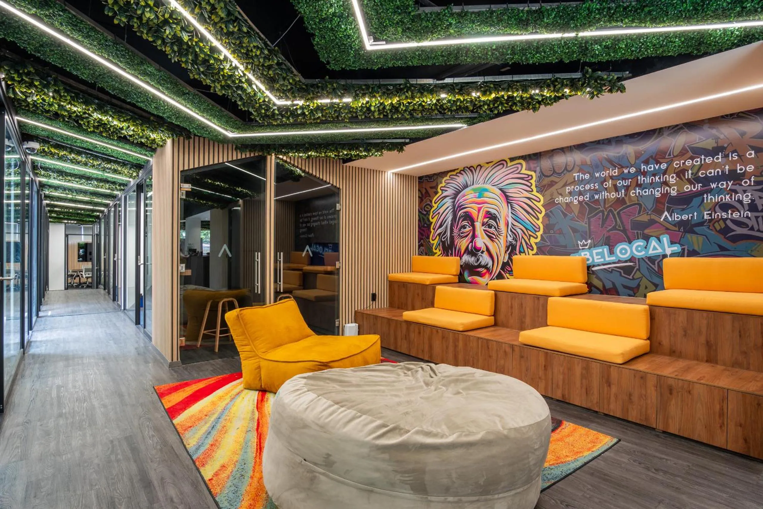 Seating area in Be Local