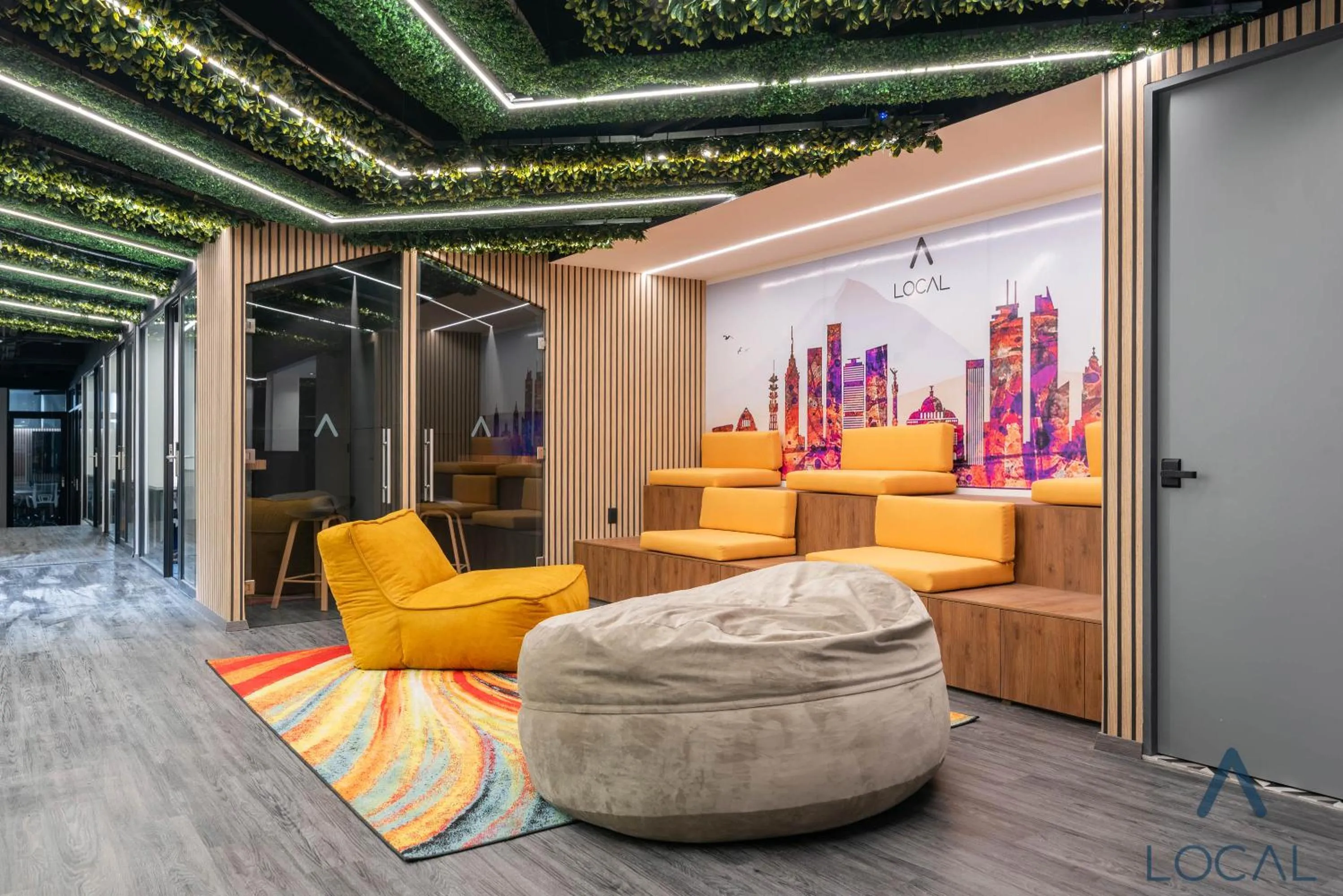 Seating area in Be Local