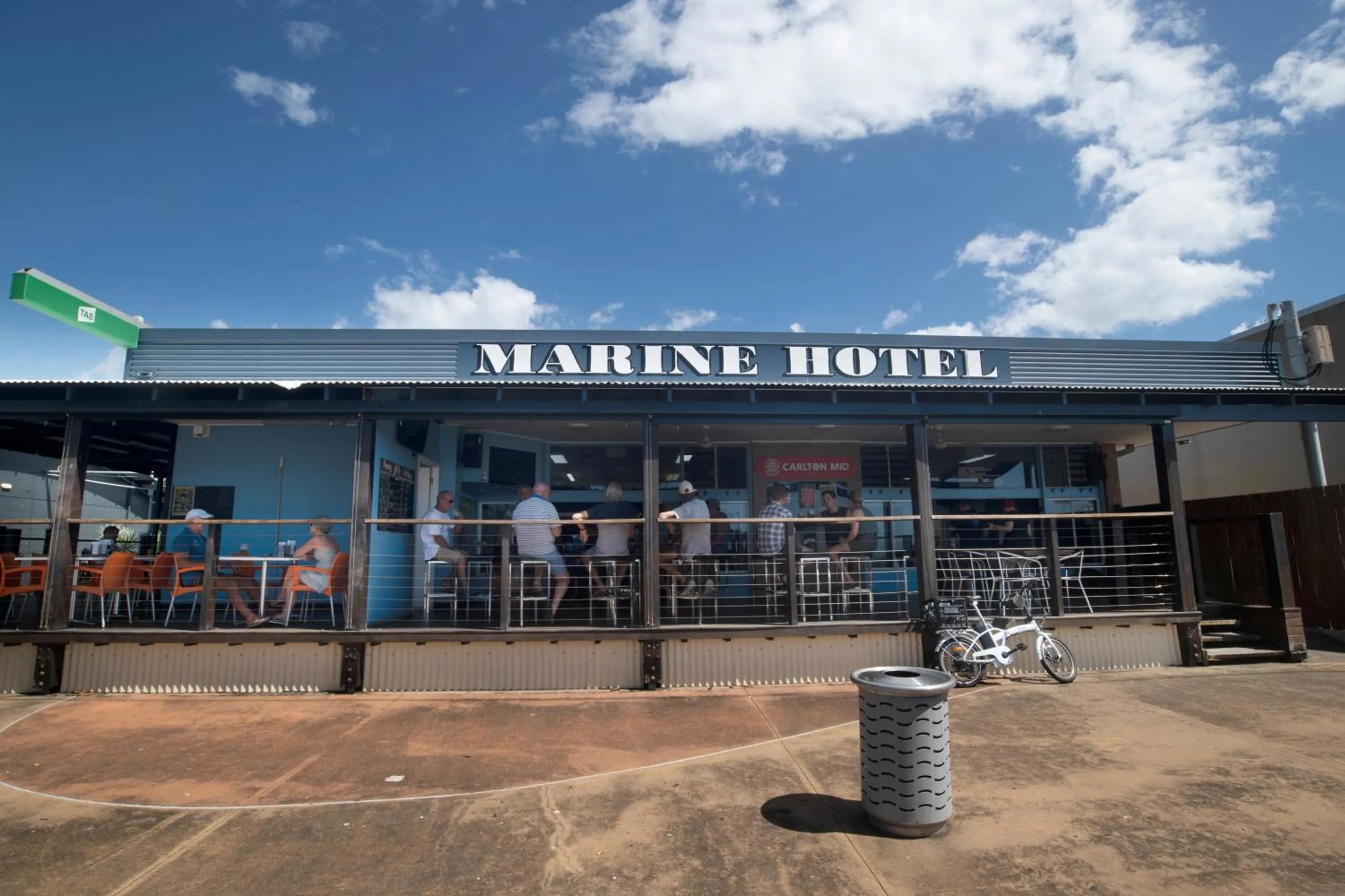 Property building in Nightcap at Marine Hotel Cardwell