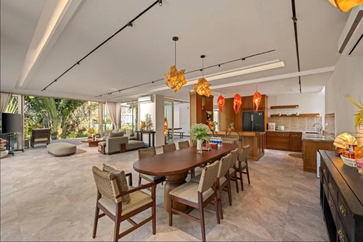 Kitchen or kitchenette in Memories Holiday beach villa Da Nang