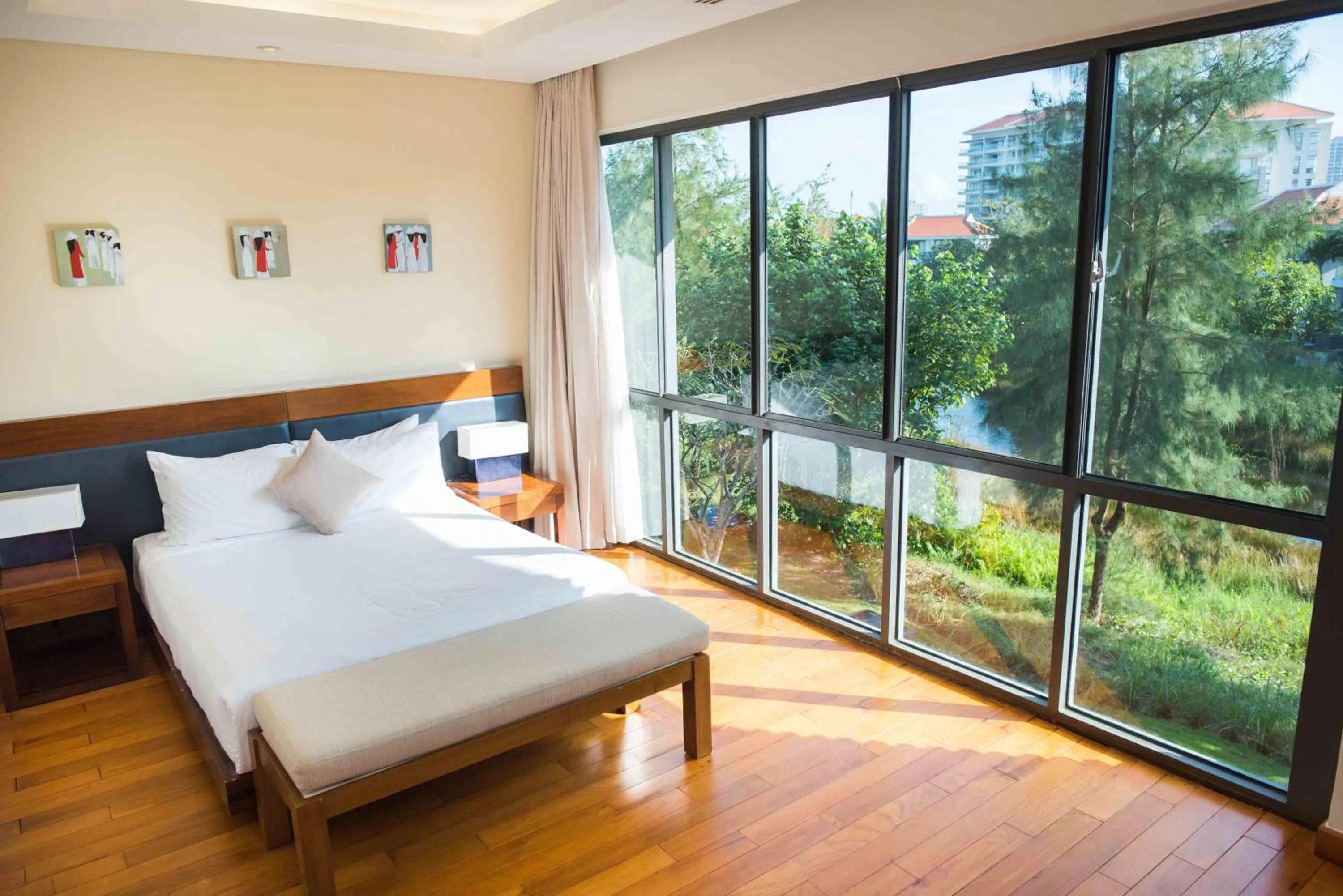 Balcony/Terrace, Bed in Memories Holiday beach villa Da Nang