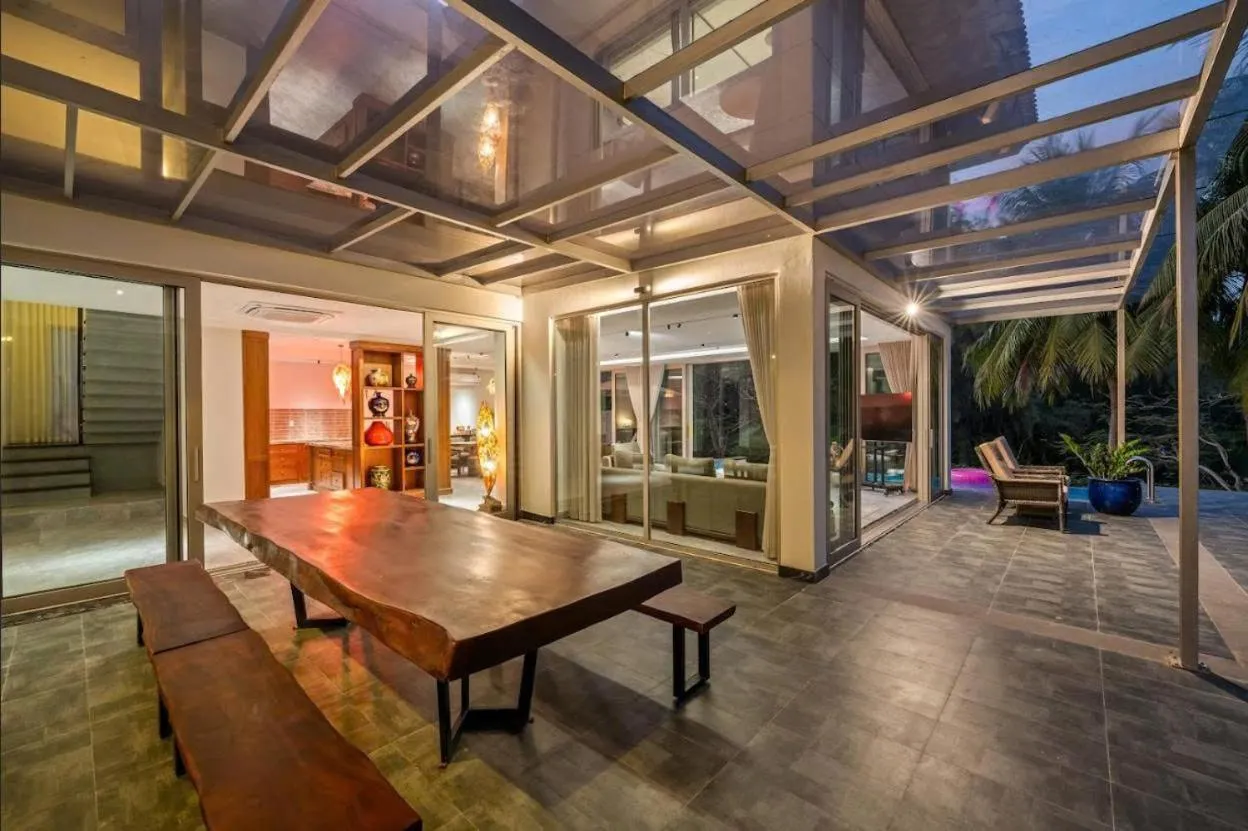 Patio in Memories Holiday beach villa Da Nang