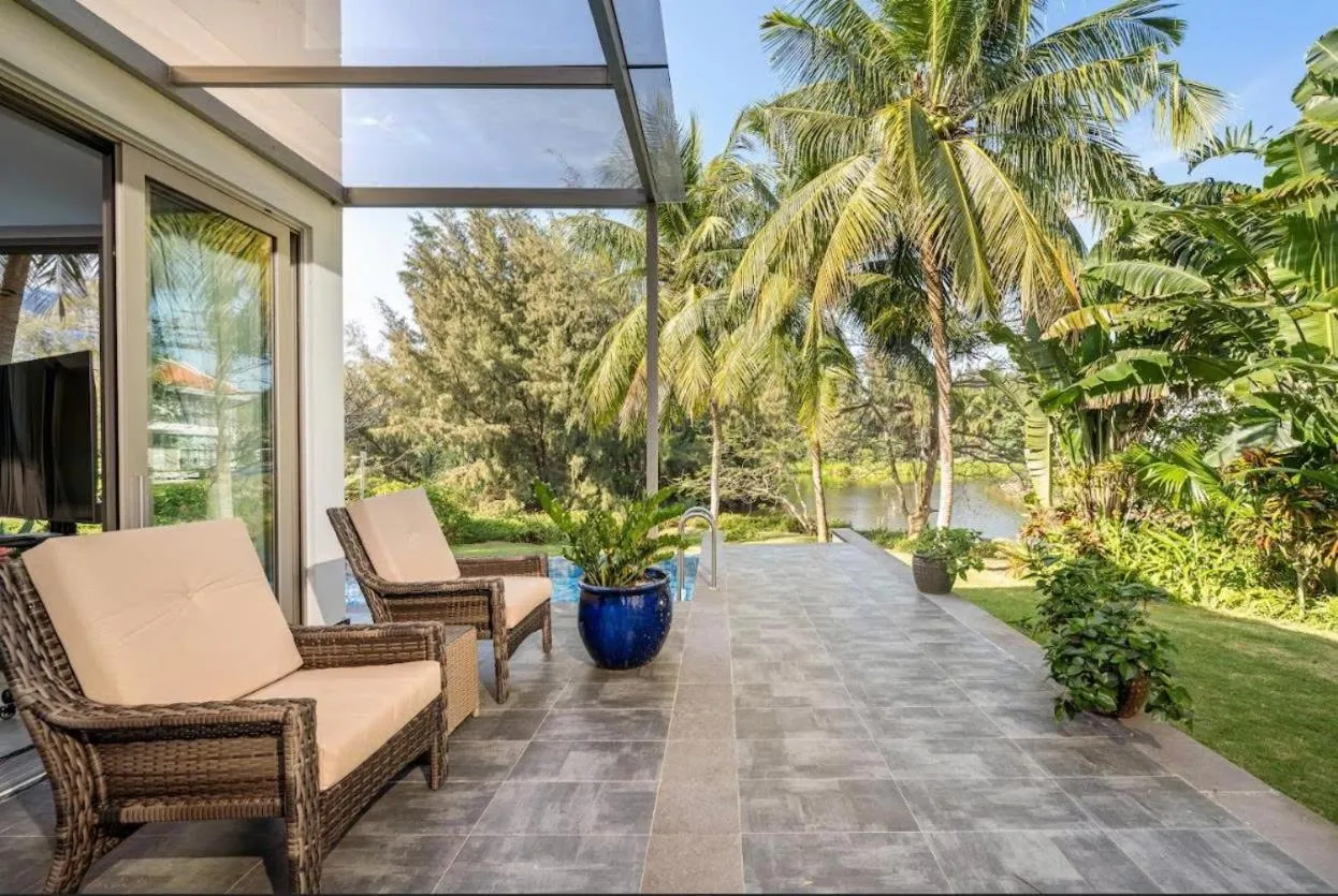 Balcony/Terrace in Memories Holiday beach villa Da Nang