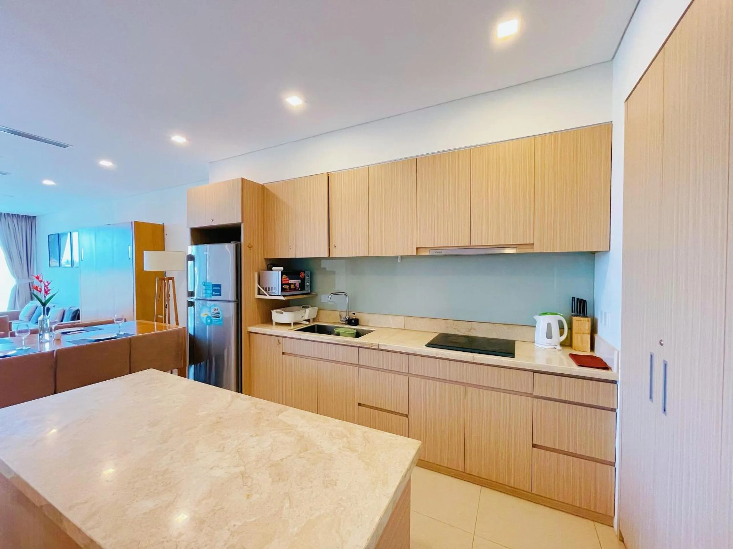 Seating area in Memories Holiday beach villa Da Nang