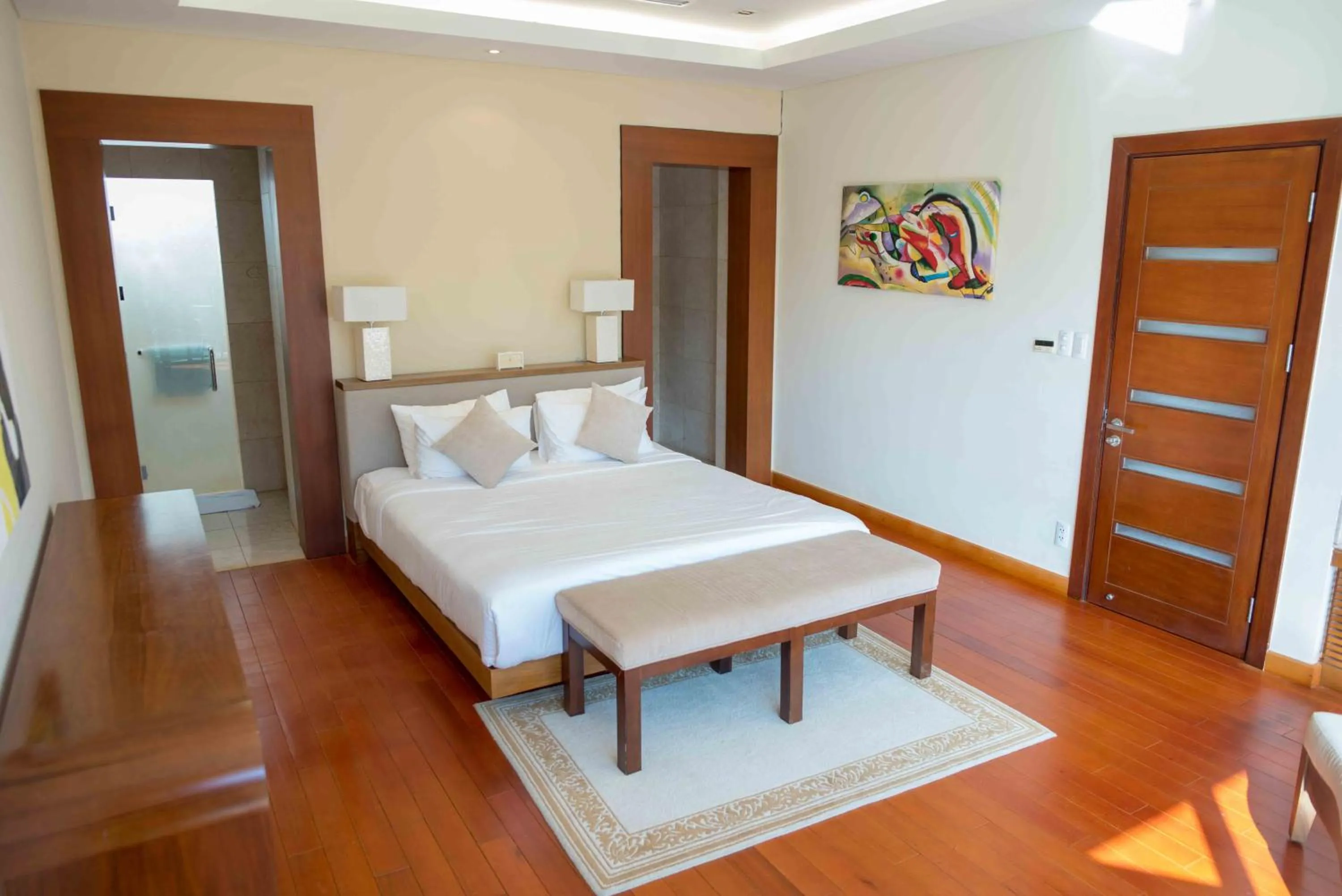 Bed in Memories Holiday beach villa Da Nang