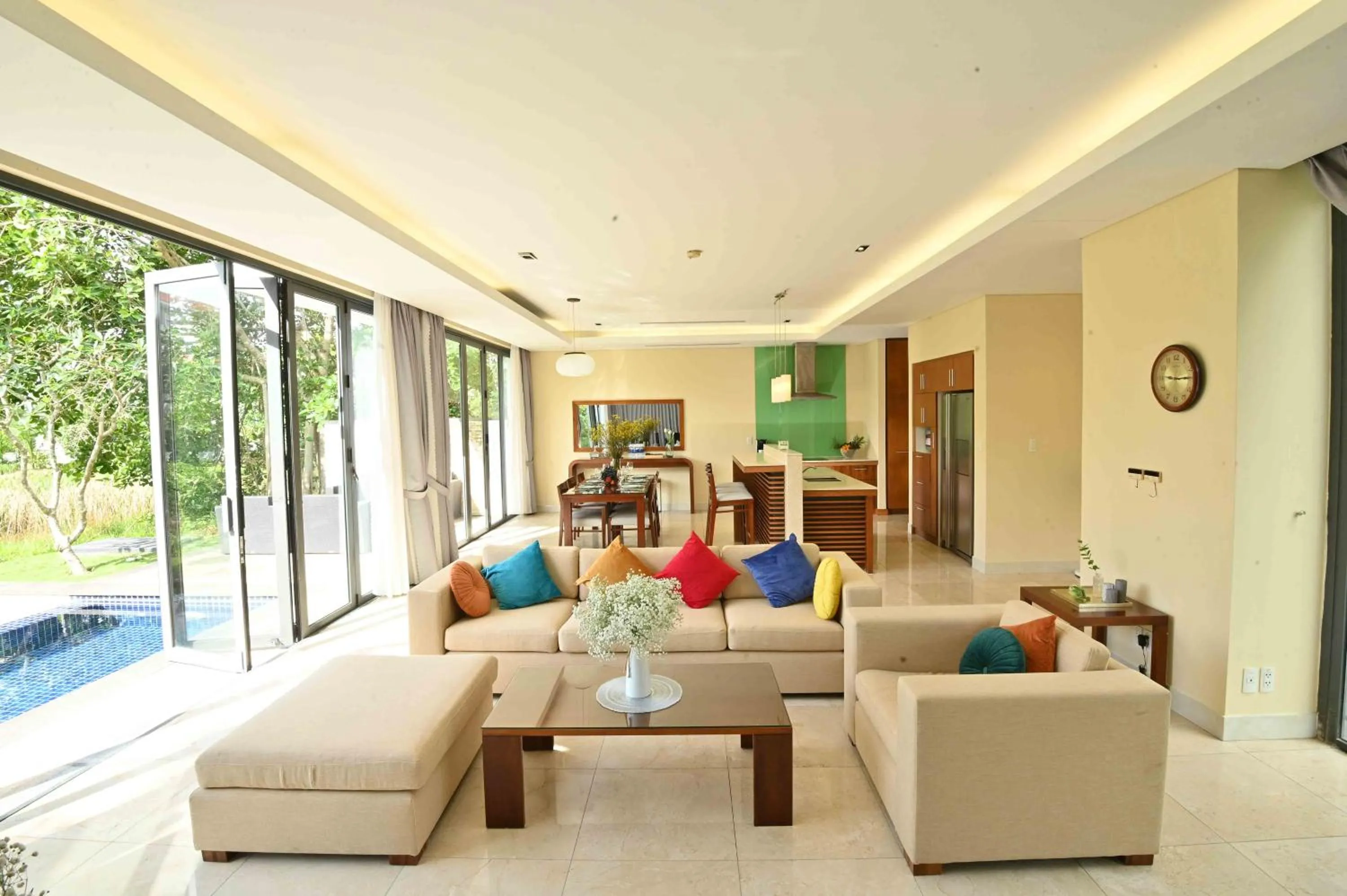 Kitchen or kitchenette in Memories Holiday beach villa Da Nang