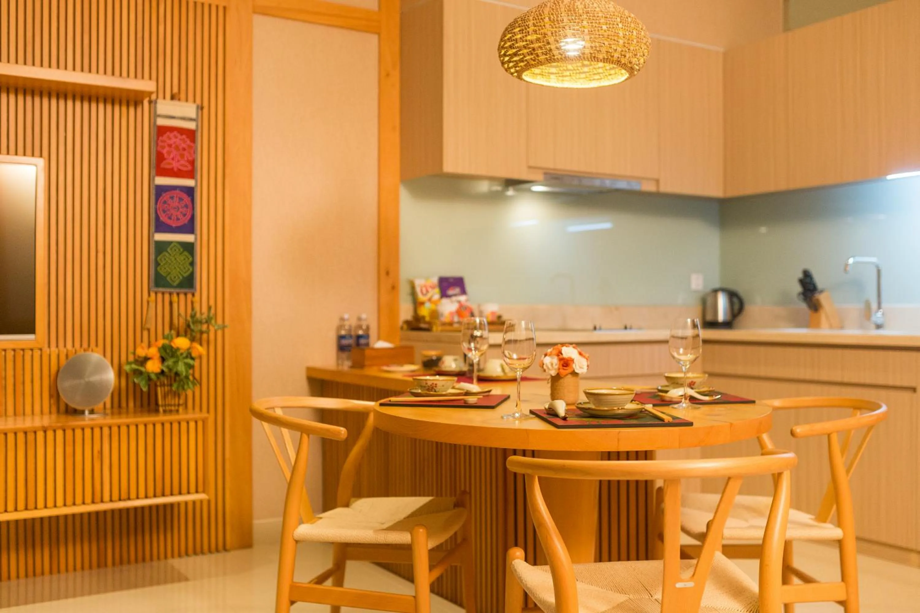 Seating area in Memories Holiday beach villa Da Nang