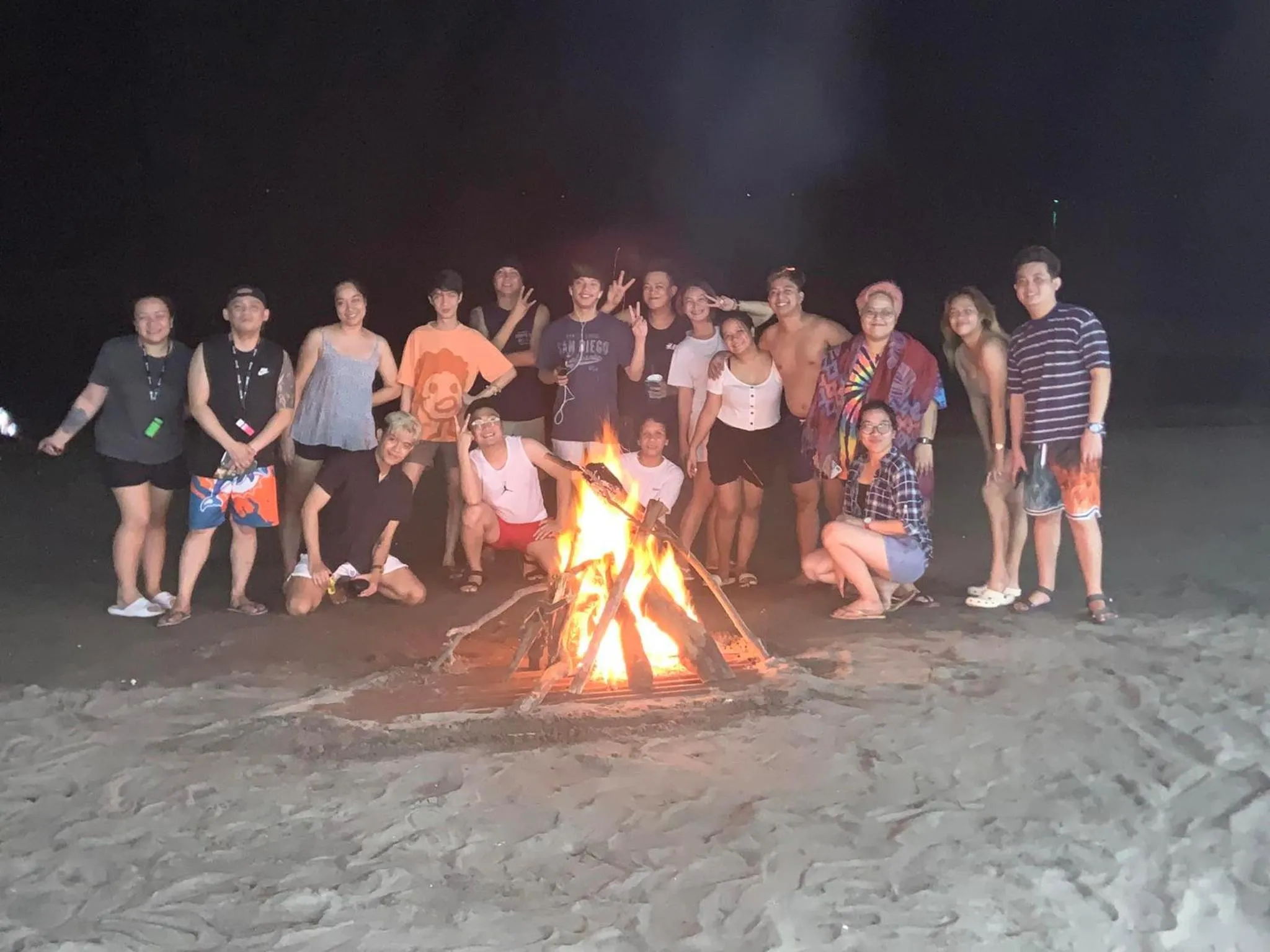 group of guests in Baie Benie Beach Resort