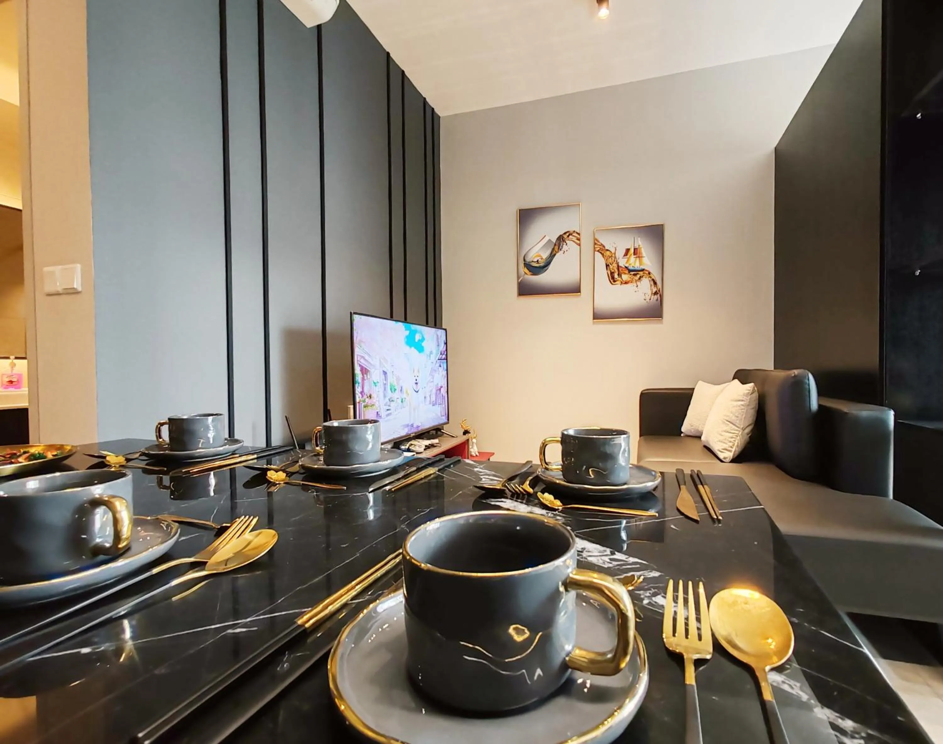 TV and multimedia in The Axon Bukit Bintang by SMOVF BNB