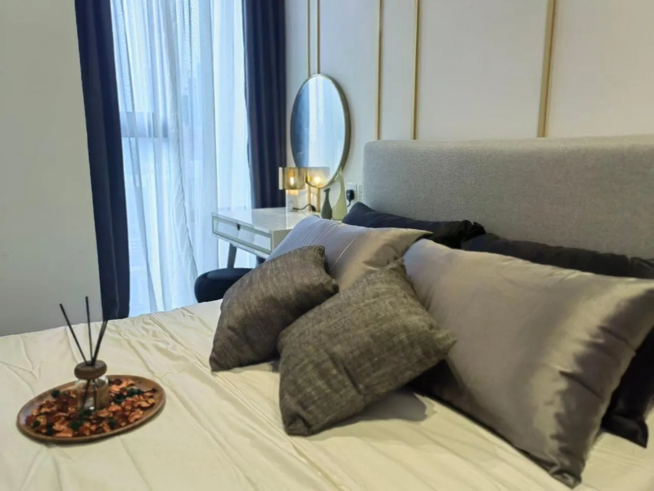 Bed in The Axon Bukit Bintang by SMOVF BNB