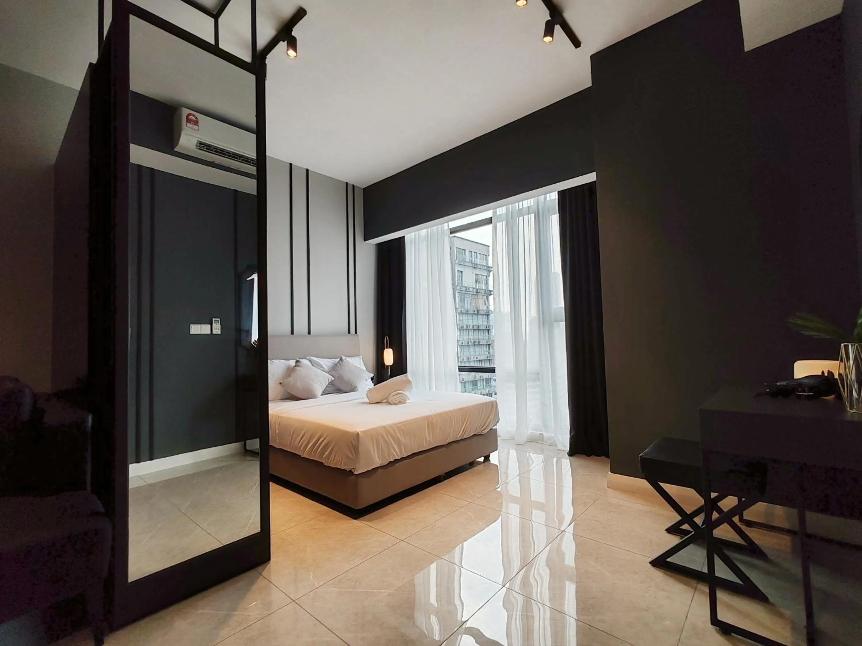 Bed in The Axon Bukit Bintang by SMOVF BNB